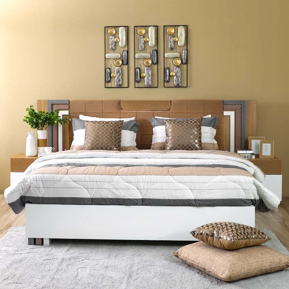 سرویس تخت خواب دو نفره مدل Madeline از Danube Home، سفید - 180 x 200 سانتی متر