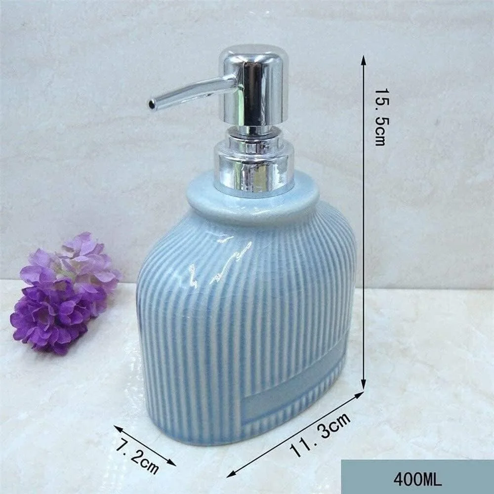جا مایع ظرفشویی، جا مایع صابون سرامیکی برای حمام، جا مایع صابون آبی مدرن، جا مایع صابون حمام