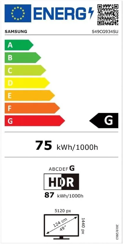 مانیتور 49 اینچ سامسونگ مدل LS49CG934SUXEN با رزولوشن DWQHD و نرخ بروزرسانی 240 هرتز