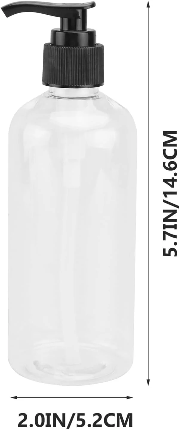 یارنو 5 عدد بطری پمپ خالی قابل پر کردن مجدد، بطری پخش کننده صابون برای آشپزخانه، حمام، صابون مایع، شامپو، لوسیون، پخش کننده های دستی 300 میلی لیتر یارنو 5 عدد بطری پمپ خالی قابل پر کردن مجدد، بطری پخش کننده صابون برای آشپزخانه، حمام، صابون مایع، شامپو، لوسیون، پخش کننده های دستی 300 میلی لیتر