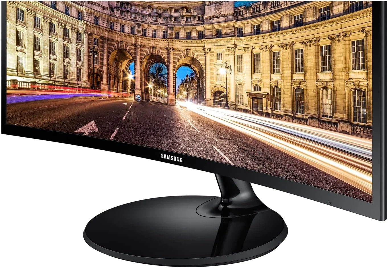 مانیتور خمیده 27 اینچی سامسونگ مدل C27F390 با کیفیت FullHD 1080p و پنل LED (بازسازی شده)