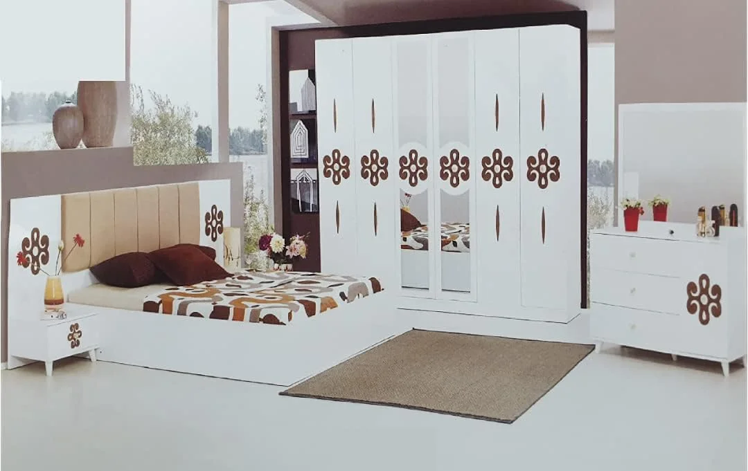 مجموعه کامل اتاق خواب 101 YUA، 5 تکه / تولیدی: AL AMEER TRADING CO.
