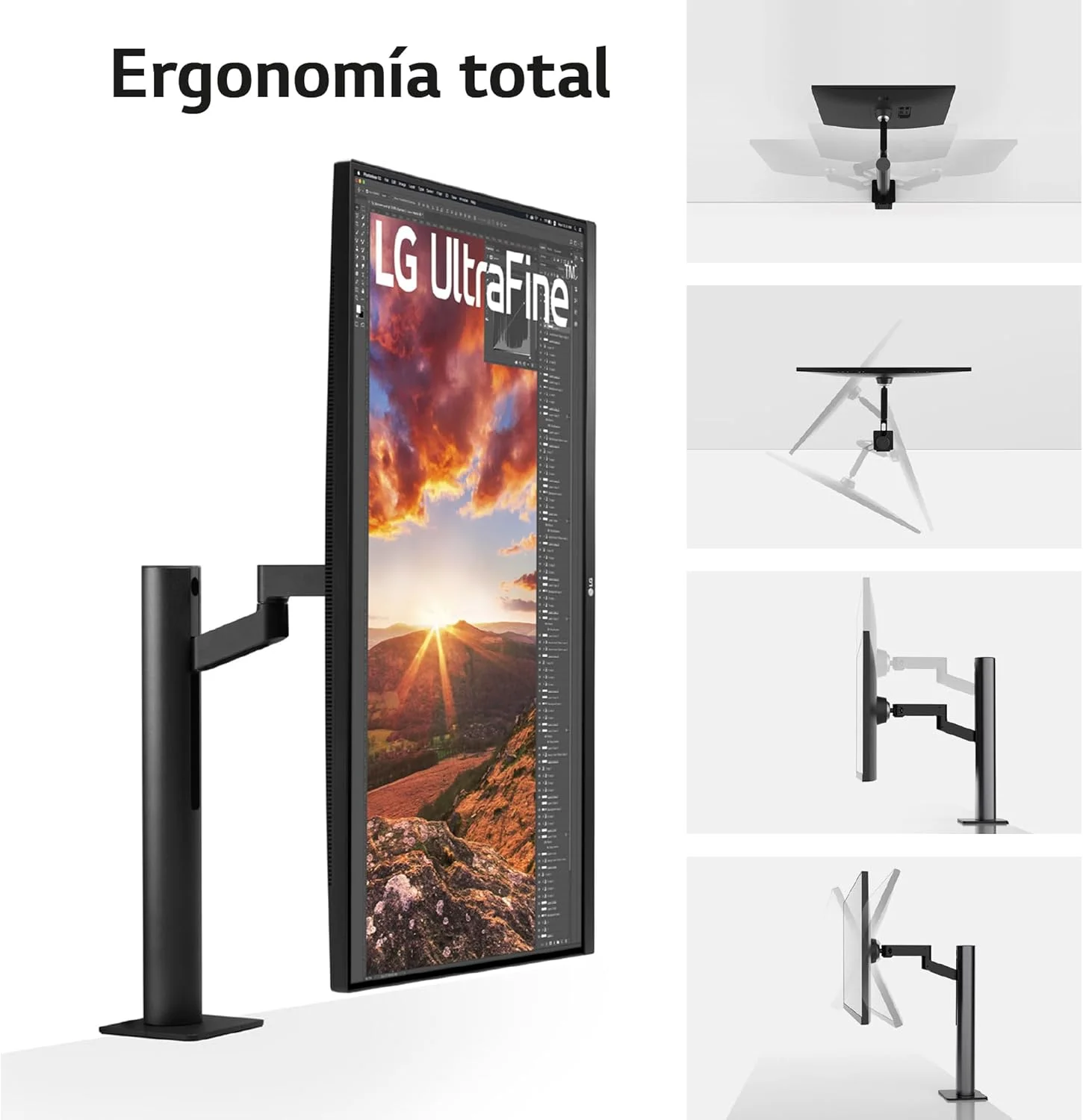 مانیتور 32 اینچی LG UltraFine Ergo 32UN880P-B مانیتور 32 اینچی LG UltraFine Ergo 32UN880P-B