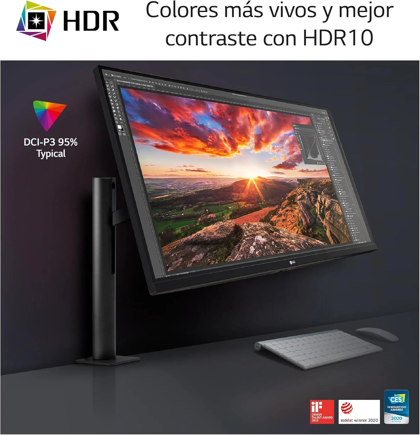 مانیتور 32 اینچی LG UltraFine Ergo 32UN880P-B مانیتور 32 اینچی LG UltraFine Ergo 32UN880P-B