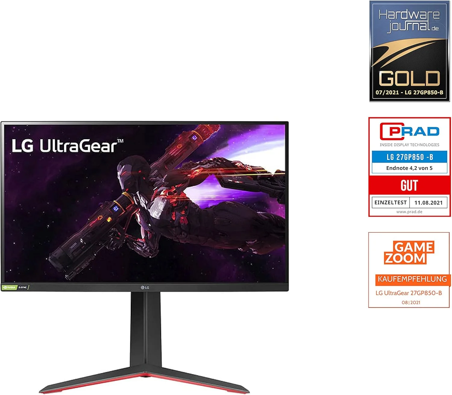 مانیتور گیمینگ 27 اینچی ال جی UltraGear 27GP850-B با رزولوشن 2560x1440، نرخ نوسازی 144 هرتز، نسبت تصویر 16:9، زمان پاسخگویی 1 میلیثانیه، دارای 2 پورت HDMI، درگاه DisplayPort، قابلیت چرخش VESA و کیفیت QHD - مشکی مانیتور گیمینگ 27 اینچی ال جی UltraGear 27GP850-B با رزولوشن 2560x1440، نرخ نوسازی 144 هرتز، نسبت تصویر 16:9، زمان پاسخگویی 1 میلیثانیه، دارای 2 پورت HDMI، درگاه DisplayPort، قابلیت چرخش VESA و کیفیت QHD - مشکی