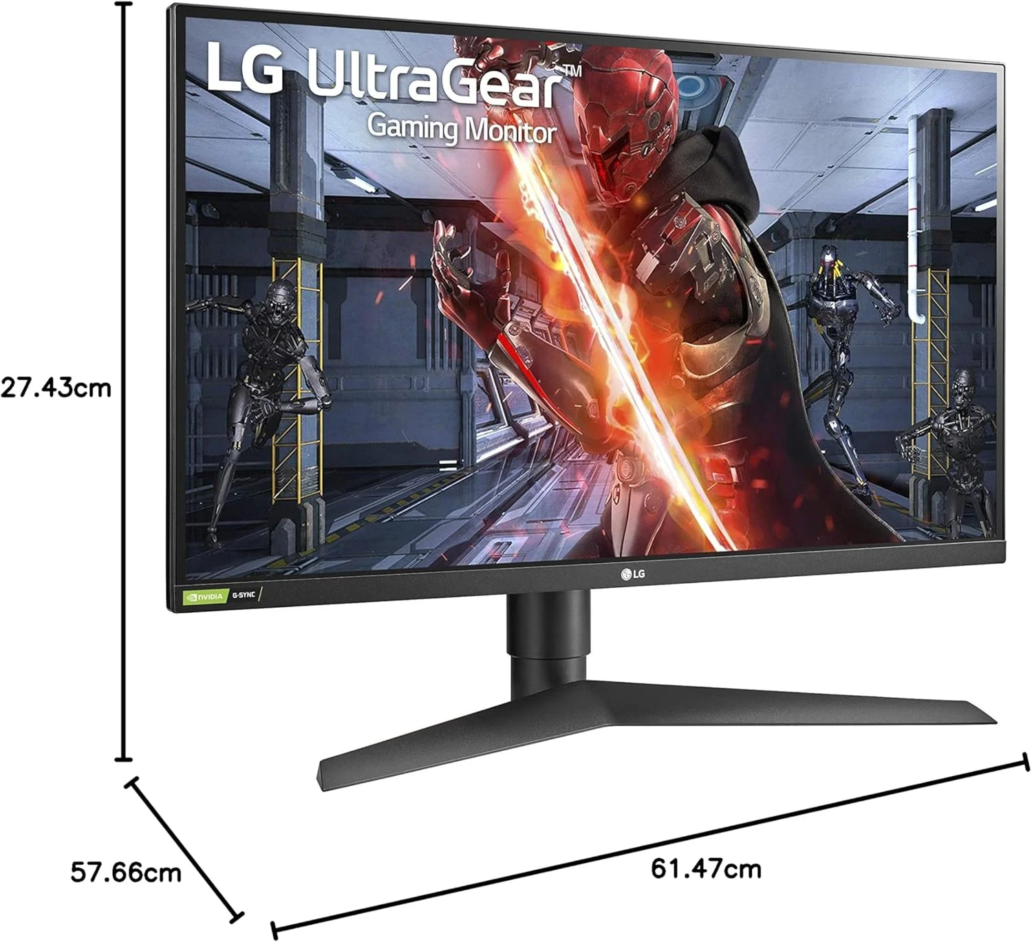 مانیتور گیمینگ 27 اینچی الجی الکترونیکس UltraGear 27GN750-B با کیفیت Full HD، زمان پاسخدهی 1 میلیثانیه و نرخ تازهسازی 240 هرتز، سازگار با G-SYNC و پایه قابل تنظیم ارتفاع، شیب و چرخش، مشکی مانیتور گیمینگ 27 اینچی الجی الکترونیکس UltraGear 27GN750-B با کیفیت Full HD، زمان پاسخدهی 1 میلیثانیه و نرخ تازهسازی 240 هرتز، سازگار با G-SYNC و پایه قابل تنظیم ارتفاع، شیب و چرخش، مشکی