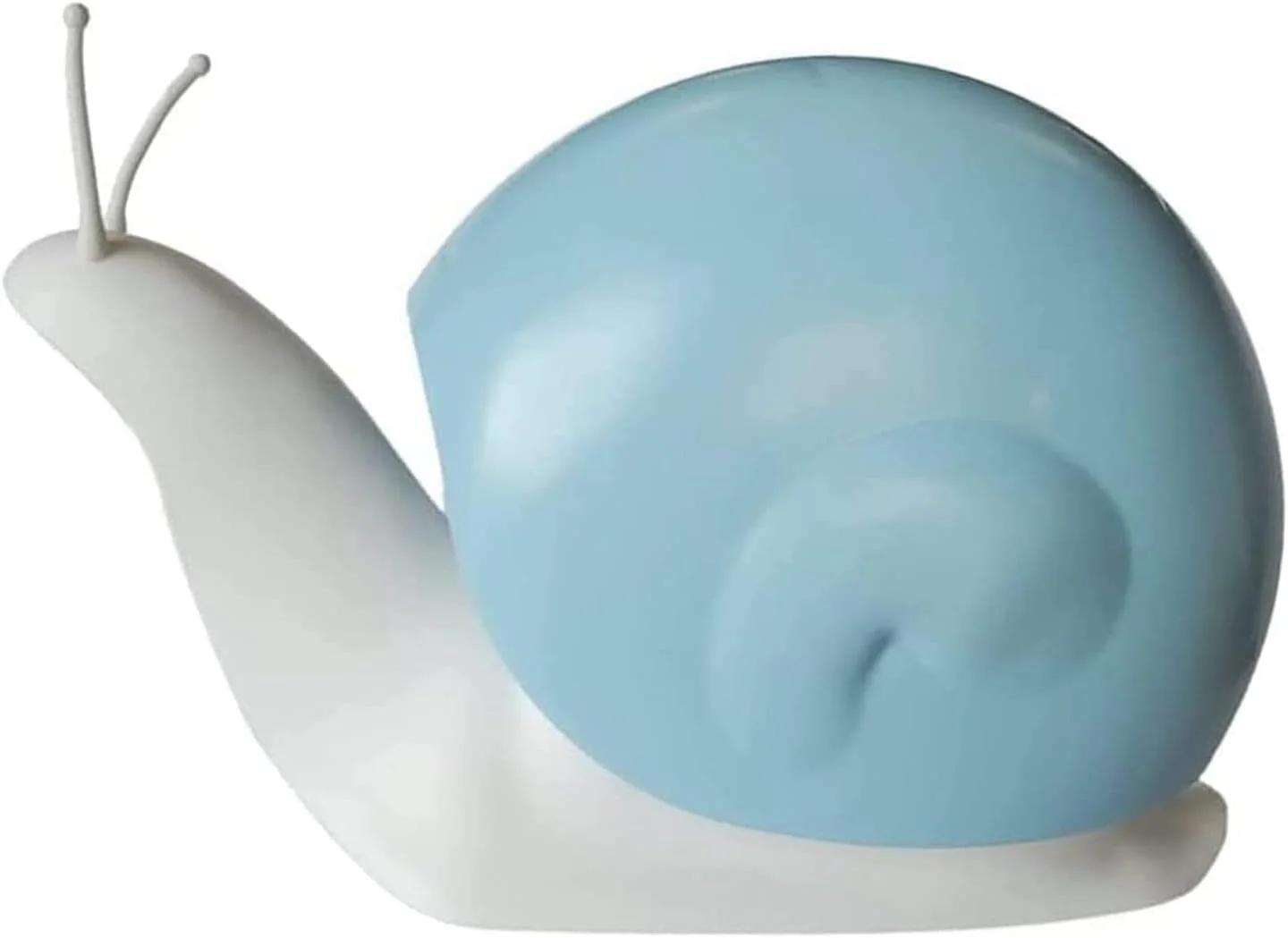 جا مایع ظرفشویی حلزونی Incisae، پمپ جا مایع دستشویی، بطری قابل پر کردن مجدد برای شامپو مایع دستشویی برای آشپزخانه حمام توالت رستوران دفتر، هدیه تولد عالی (120 میلی لیتر) (آبی)