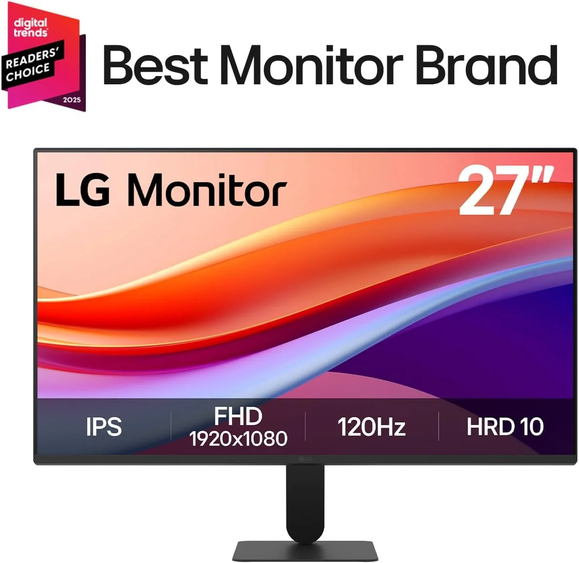 مانیتور کامپیوتر 27 اینچی LG 27U411A-B Full HD (1920 x 1080) IPS، نرخ نوسازی 120 هرتز، HDR10، حالت Reader، Flicker Safe، HDMI، پایه باریک، مشکی مانیتور کامپیوتر 27 اینچی LG 27U411A-B Full HD (1920 x 1080) IPS، نرخ نوسازی 120 هرتز، HDR10، حالت Reader، Flicker Safe، HDMI، پایه باریک، مشکی