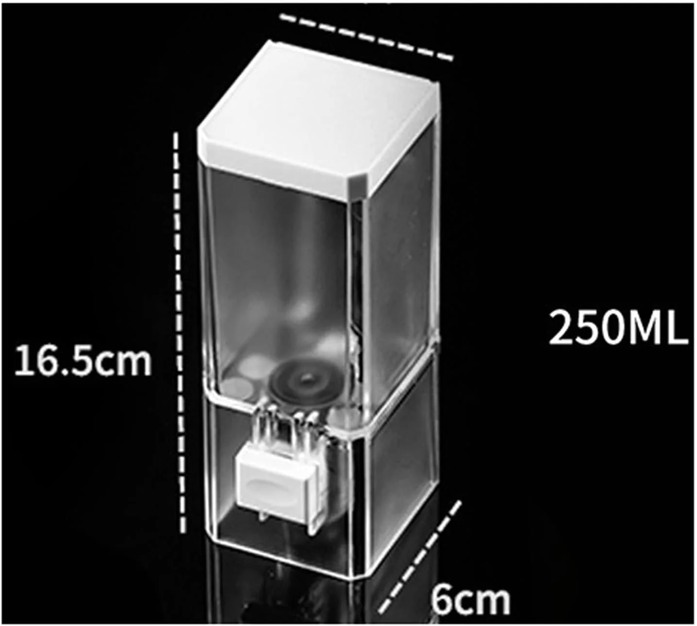 WMGSDWB جا صابونی، جا شامپویی دیواری، جا صابونی دیواری، جا شامپویی، روکش کروم، بطری مایع مربعی، لوازم جانبی حمام