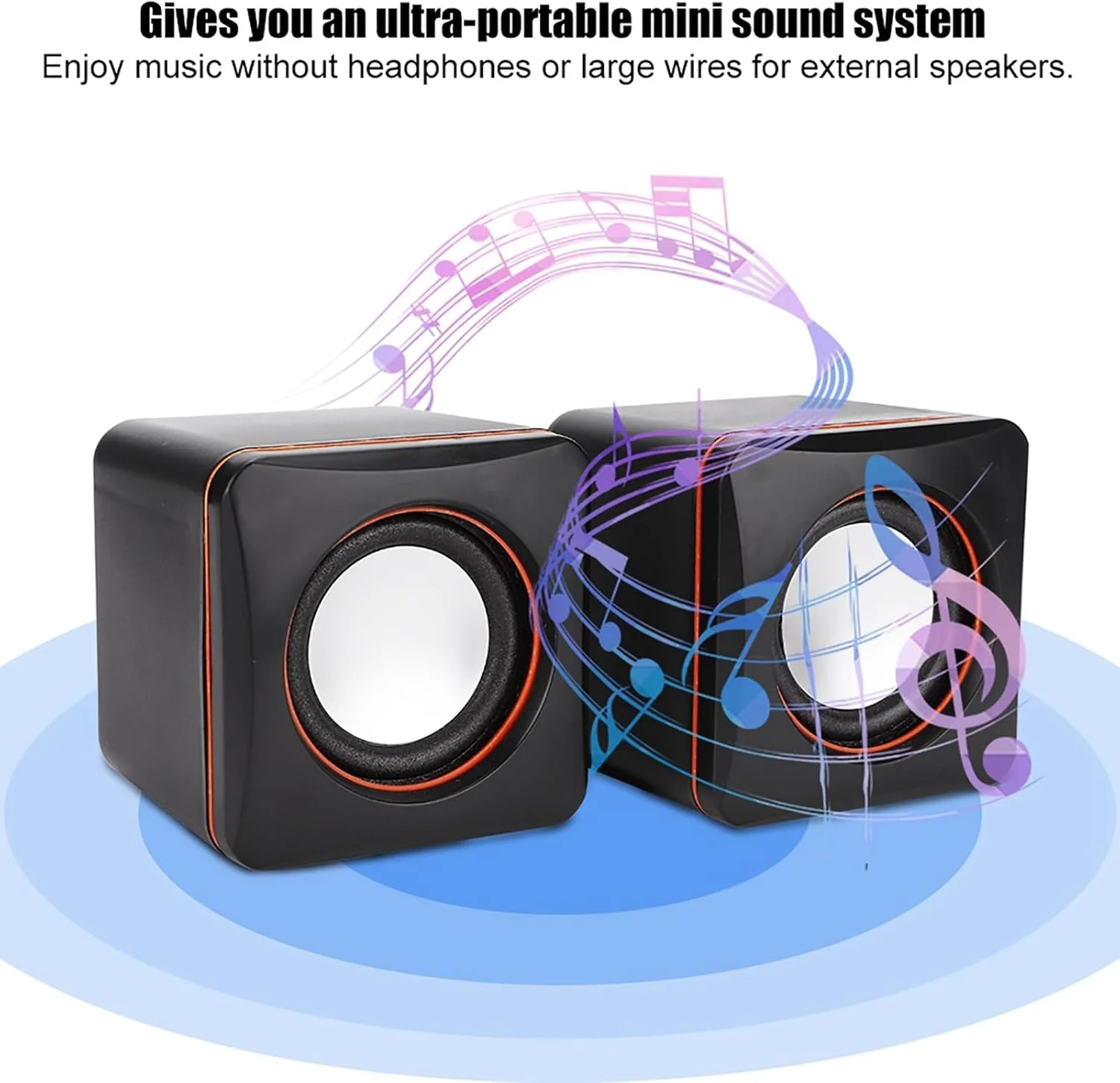 اسپیکر سیمی USB مربعی کوچک fo sa، استریو، جک 3.5 میلیمتری، سبک وزن، سیستم صوتی کوچک USB برای کامپیوتر، MP3، MP4، لپتاپ (دو مسیره) اسپیکر سیمی USB مربعی کوچک fo sa، استریو، جک 3.5 میلیمتری، سبک وزن، سیستم صوتی کوچک USB برای کامپیوتر، MP3، MP4، لپتاپ (دو مسیره)