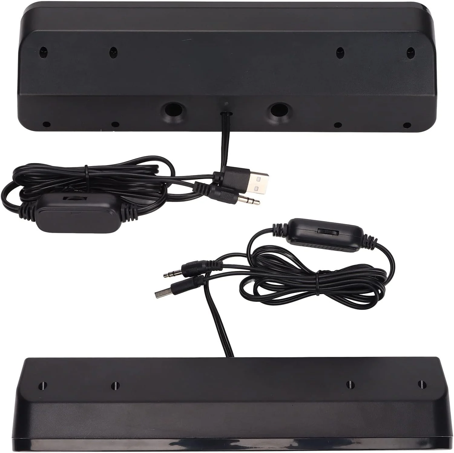 اسپیکر استریو ساب ووفر HiFi سیم دار، بلندگوی رومیزی قابل حمل، بلندگوی بلند با تغذیه USB برای کامپیوتر و تلویزیون اسپیکر استریو ساب ووفر HiFi سیم دار، بلندگوی رومیزی قابل حمل، بلندگوی بلند با تغذیه USB برای کامپیوتر و تلویزیون