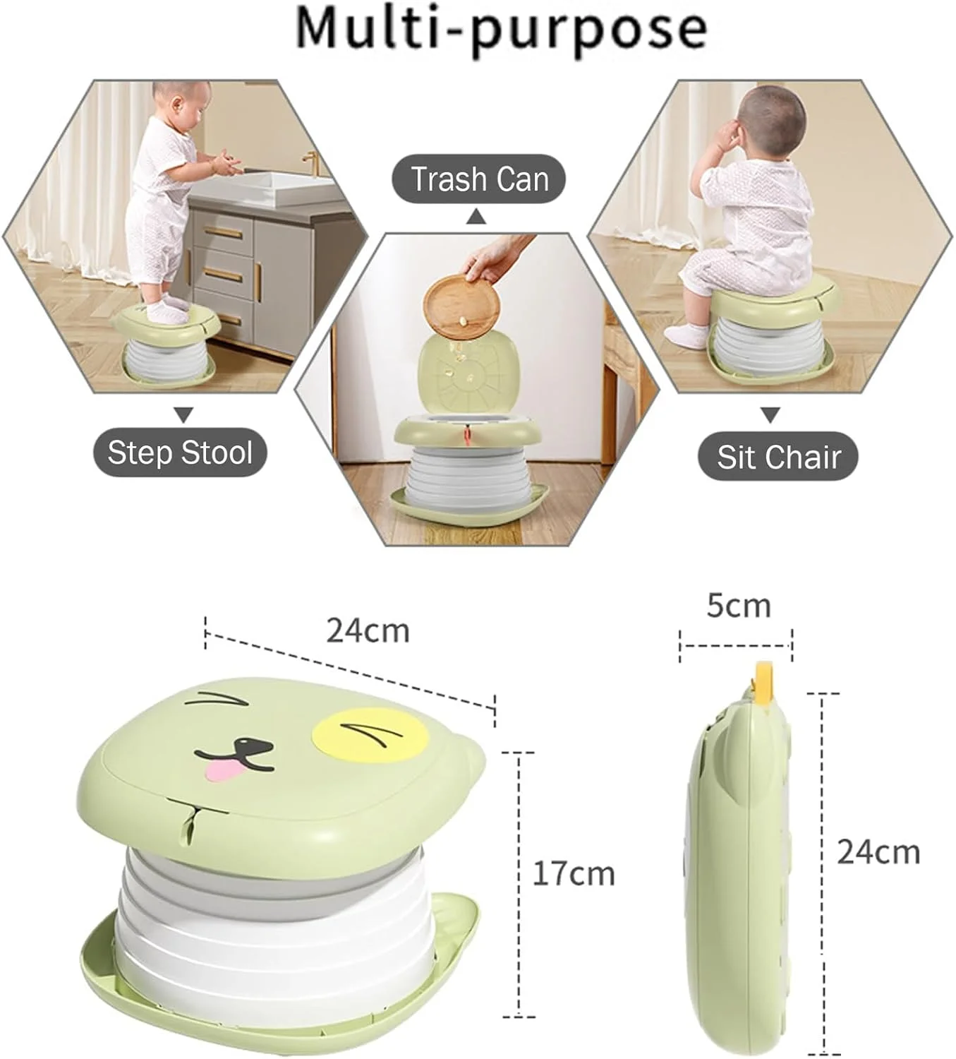 صندلی توالت فرنگی تاشو قابل حمل U-HOOME برای کودکان و نوزادان، صندلی آموزشی توالت فرنگی تاشو مسافرتی، صندلی توالت کودک برای فضای باز، صندلی توالت اضطراری برای ماشین، کمپینگ، فضای باز، داخل خانه (صورتی) صندلی توالت فرنگی تاشو قابل حمل U-HOOME برای کودکان و نوزادان، صندلی آموزشی توالت فرنگی تاشو مسافرتی، صندلی توالت کودک برای فضای باز، صندلی توالت اضطراری برای ماشین، کمپینگ، فضای باز، داخل خانه (صورتی)