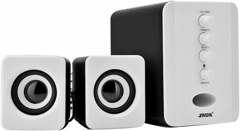 اسپیکر کامپیوتر، اسپیکر مینی USB سیمی با سیستم اسپیکر گیمینگ ساب ووفر برای تلفن همراه، تبلت، لپ تاپ، کامپیوتر شخصی، کامپیوتر رومیزی و سایر دستگاه های صوتی. (سفید) اسپیکر کامپیوتر، اسپیکر مینی USB سیمی با سیستم اسپیکر گیمینگ ساب ووفر برای تلفن همراه، تبلت، لپ تاپ، کامپیوتر شخصی، کامپیوتر رومیزی و سایر دستگاه های صوتی. (سفید)