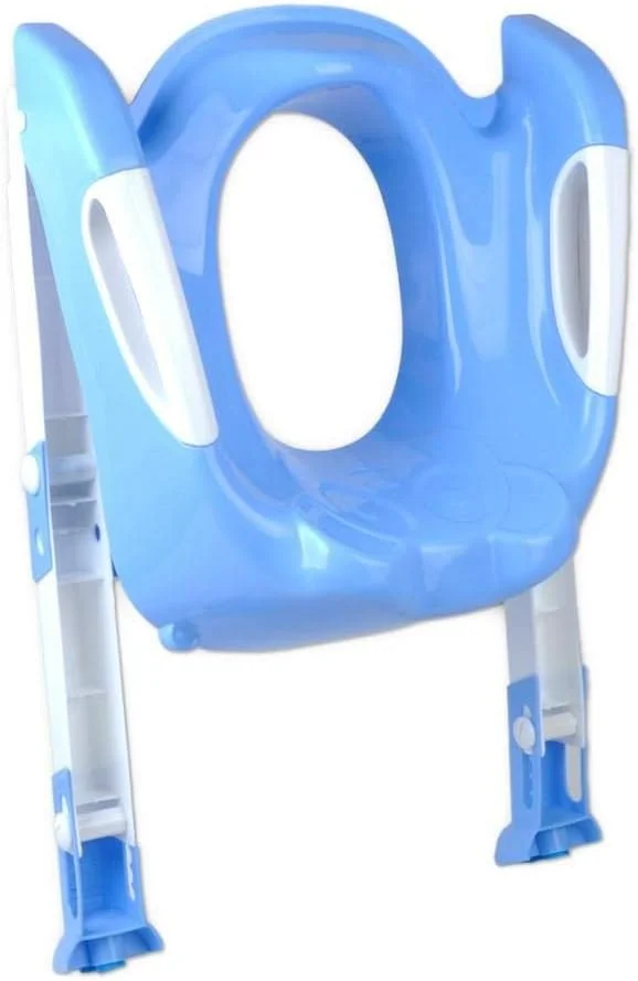 صندلی آموزشی توالت کودک و نوزاد با پله و نردبان قابل تنظیم، صندلی تاشو ضد لغزش