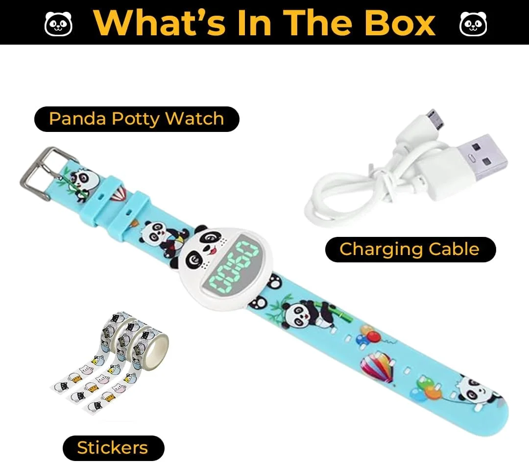 ساعت آموزش توالت رفتن کودک با تایمر - ساعت یادآوری دستشویی قابل شارژ USB برای پسران و دختران - زنگ هشدار حلقه ای، موسیقی و چراغ های چشمک زن - بند سیلیکونی ضد آب، ساعت دستشویی کودک (آبی)