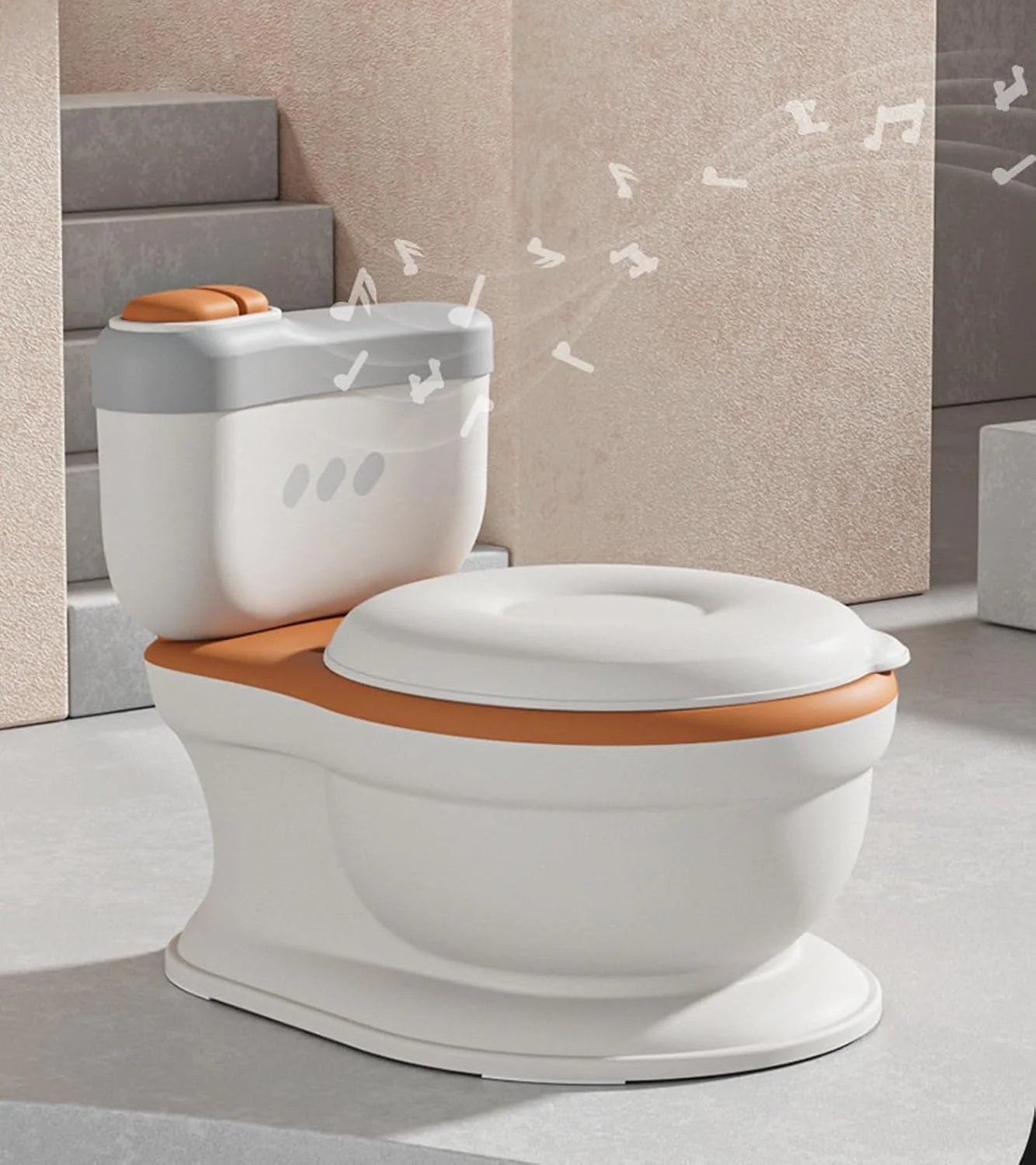 توالت آموزشی کودک نوپا، توالت آموزشی واقعی با نشیمنگاه نرم، توالت آموزشی واقعی با نشیمنگاه نرم، دارای پخش کننده دستمال توالت و محافظ پاشش ضد لغزش برای کودکان نوپا، نوزادان و کودکان توالت آموزشی کودک نوپا، توالت آموزشی واقعی با نشیمنگاه نرم، توالت آموزشی واقعی با نشیمنگاه نرم، دارای پخش کننده دستمال توالت و محافظ پاشش ضد لغزش برای کودکان نوپا، نوزادان و کودکان