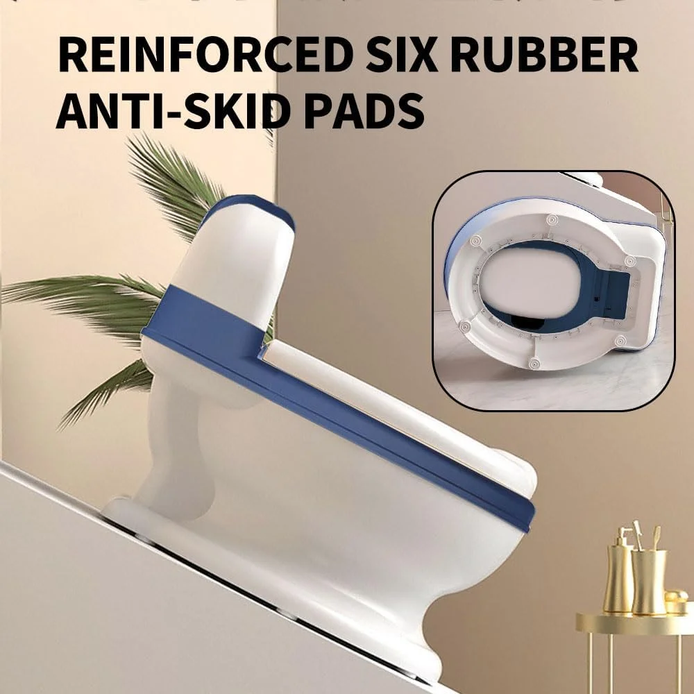 توالت آموزشی کودک، صندلی آموزشی توالت واقعی، صندلی توالت کودک با نشیمنگاه نرم، لگن توالت جداشدنی، جای دستمال کاغذی و محافظ پاشش، ضد لغزش برای کودکان نوپا، نوزادان و کودکان (آبی) توالت آموزشی کودک، صندلی آموزشی توالت واقعی، صندلی توالت کودک با نشیمنگاه نرم، لگن توالت جداشدنی، جای دستمال کاغذی و محافظ پاشش، ضد لغزش برای کودکان نوپا، نوزادان و کودکان (آبی)