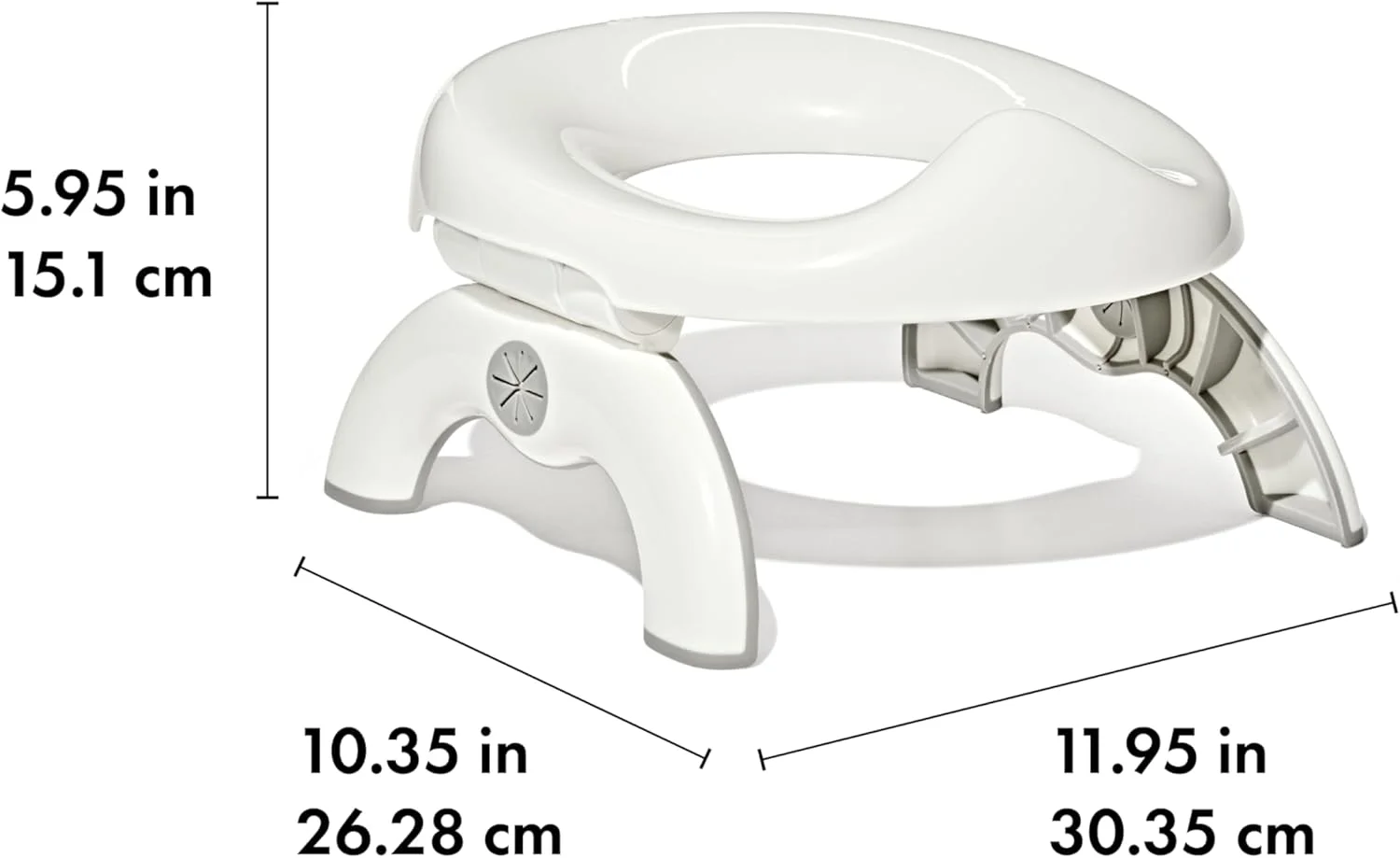 توالت سفری تات OXO مدل 2-in-1 Go - خاکستری، 1 عدد