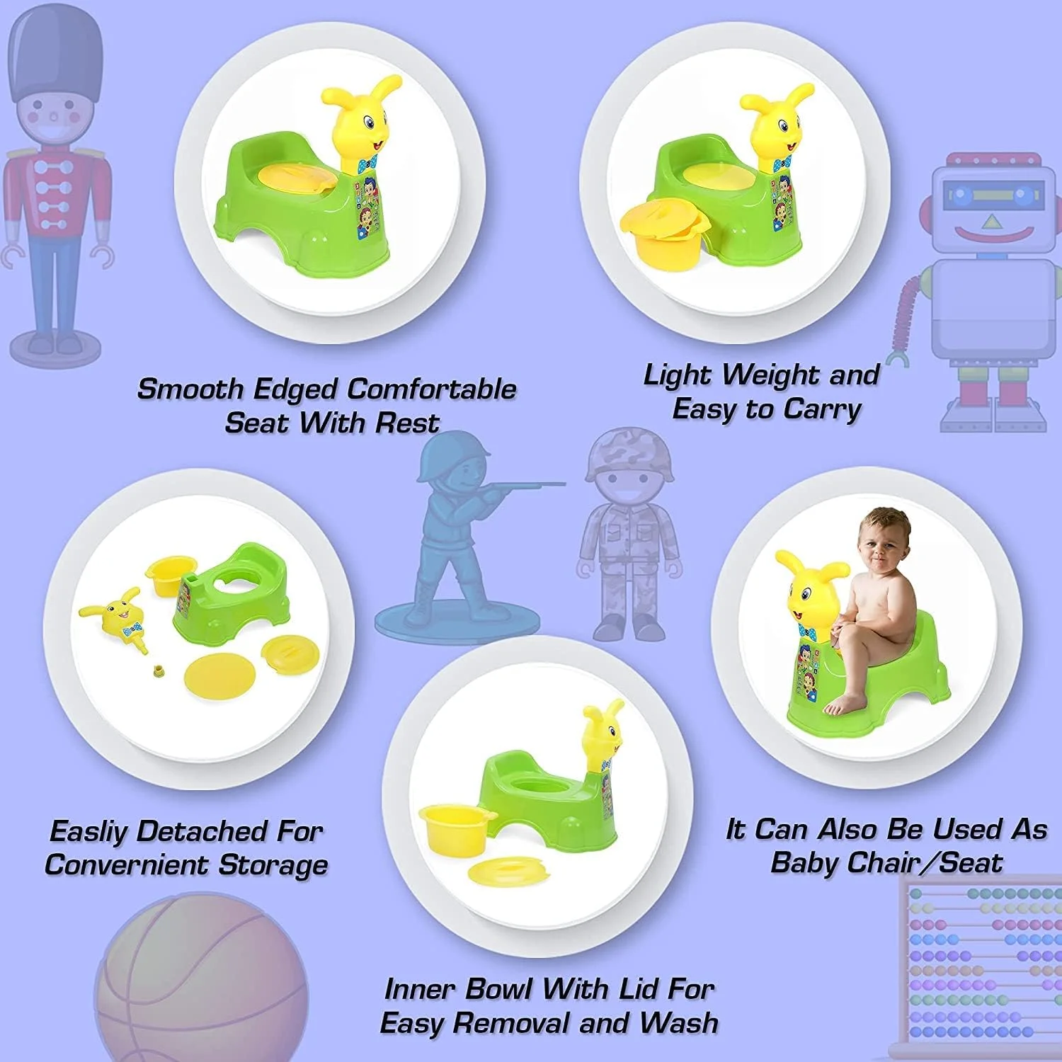 صندلی آموزشی توالت فرنگی کودک نabhya Rabbit - صندلی کودک - صندلی توالت فرنگی کودک با سینی قابل جابجایی و درب بسته شونده (سبز) صندلی آموزشی توالت فرنگی کودک نabhya Rabbit - صندلی کودک - صندلی توالت فرنگی کودک با سینی قابل جابجایی و درب بسته شونده (سبز)