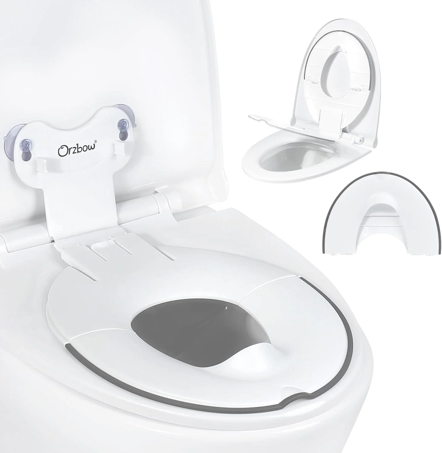 نشیمنگاه تاشو توالت کودک Orzbow، نشیمنگاه آموزشی توالت قابل حمل با مانع ادرار، نشیمنگاه توالت خانوادگی جهانی با فنجان مکنده، طول قابل تنظیم، نصب آسان، طراحی شبیه بزرگسالان، سفید نشیمنگاه تاشو توالت کودک Orzbow، نشیمنگاه آموزشی توالت قابل حمل با مانع ادرار، نشیمنگاه توالت خانوادگی جهانی با فنجان مکنده، طول قابل تنظیم، نصب آسان، طراحی شبیه بزرگسالان، سفید