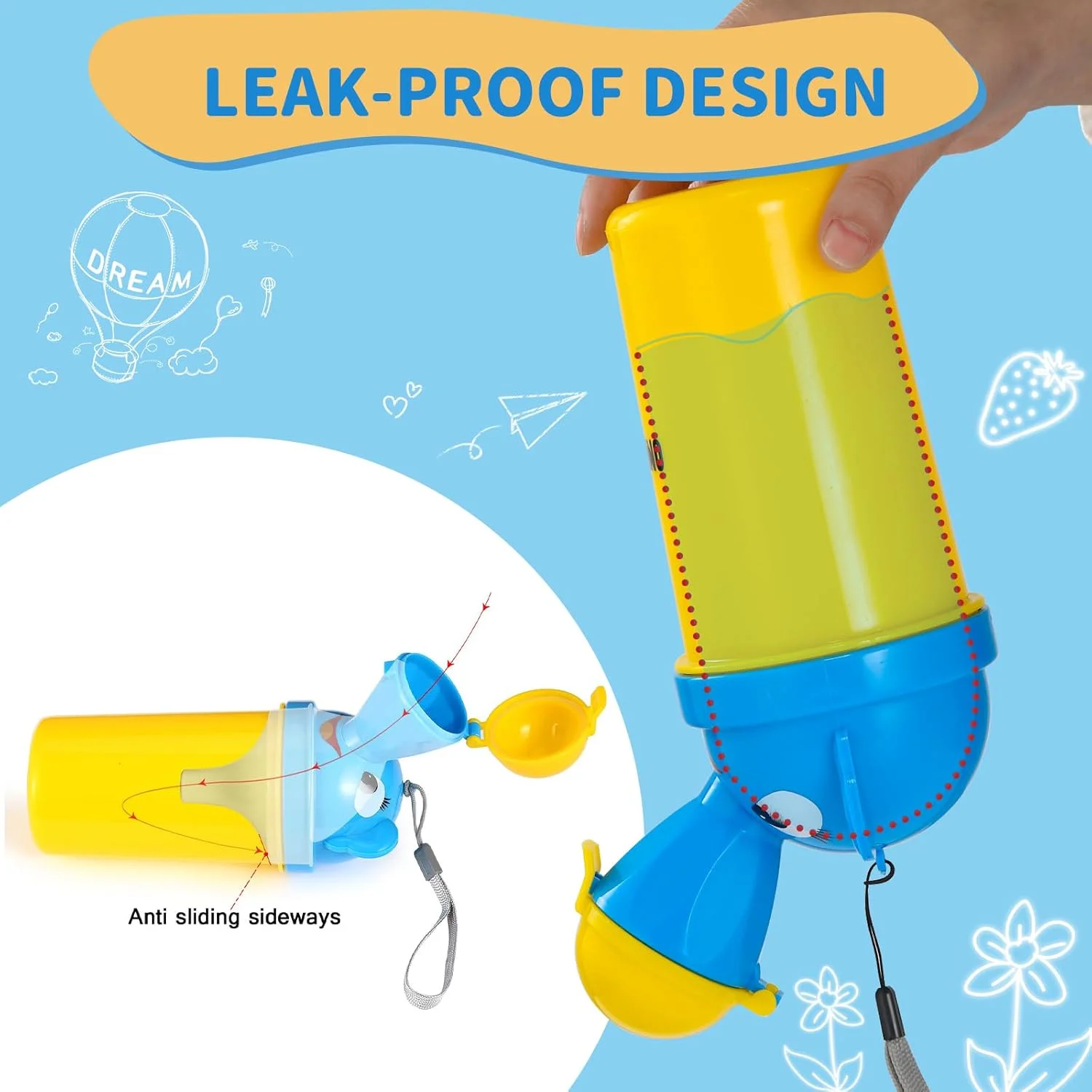 ادرار بچه قابل حمل ONEDONE، توالت اضطراری برای کمپینگ، مسافرت با ماشین و آموزش ادرار کودک (پسرانه) ادرار بچه قابل حمل ONEDONE، توالت اضطراری برای کمپینگ، مسافرت با ماشین و آموزش ادرار کودک (پسرانه)