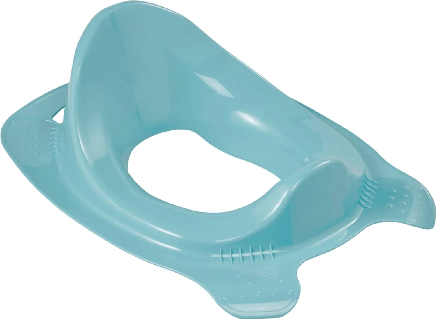 نشیمنگاه توالت کودک کیپر سبز - صندلی آموزشی ارگونومیک با محافظ پاشش و پایه ضد لغزش - توالت آموزشی پلاستیکی سبک وزن برای پسران و دختران