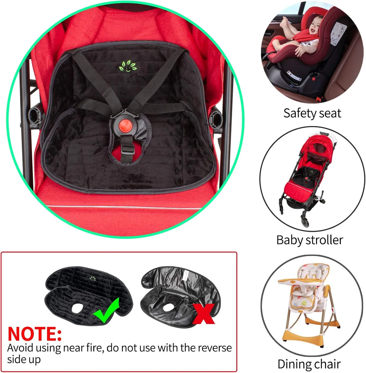 محافظ صندلی خودرو Huayao، پد ضد آب برای آموزش توالت نوزادان و کودکان نوپا، قابل شستشو در ماشین لباسشویی و خشک کن (مشکی) محافظ صندلی خودرو Huayao، پد ضد آب برای آموزش توالت نوزادان و کودکان نوپا، قابل شستشو در ماشین لباسشویی و خشک کن (مشکی)