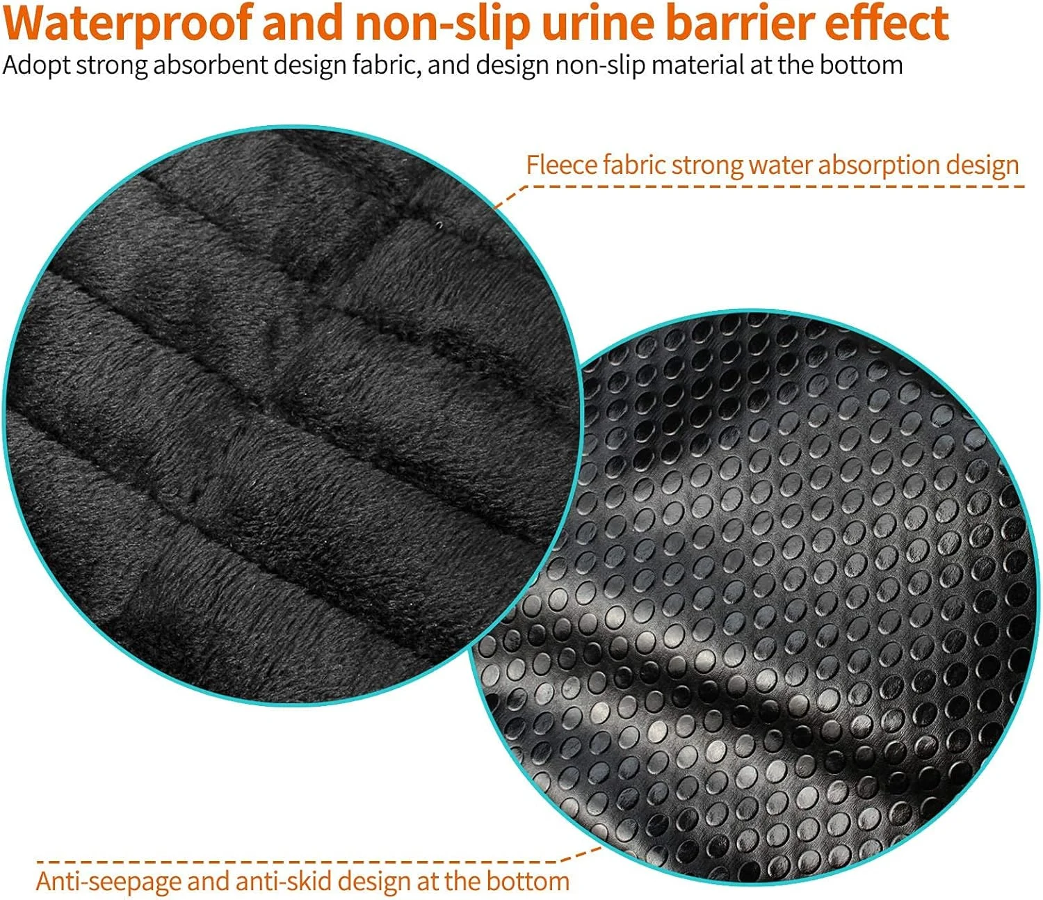 محافظ صندلی خودرو Huayao، پد ضد آب برای آموزش توالت نوزادان و کودکان نوپا، قابل شستشو در ماشین لباسشویی و خشک کن (مشکی) محافظ صندلی خودرو Huayao، پد ضد آب برای آموزش توالت نوزادان و کودکان نوپا، قابل شستشو در ماشین لباسشویی و خشک کن (مشکی)