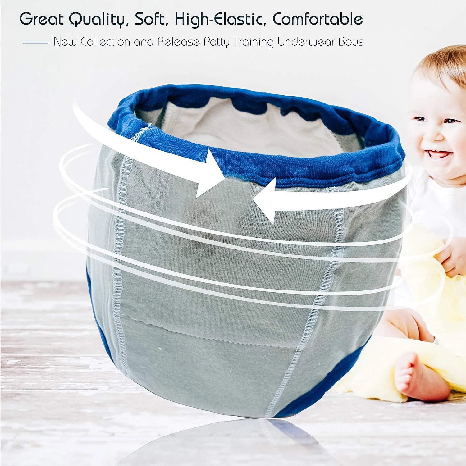 لباس زیر آموزشی پسرانه برای آموزش توالت - پوشک شبانه و شلوار آموزشی کودک نوپا