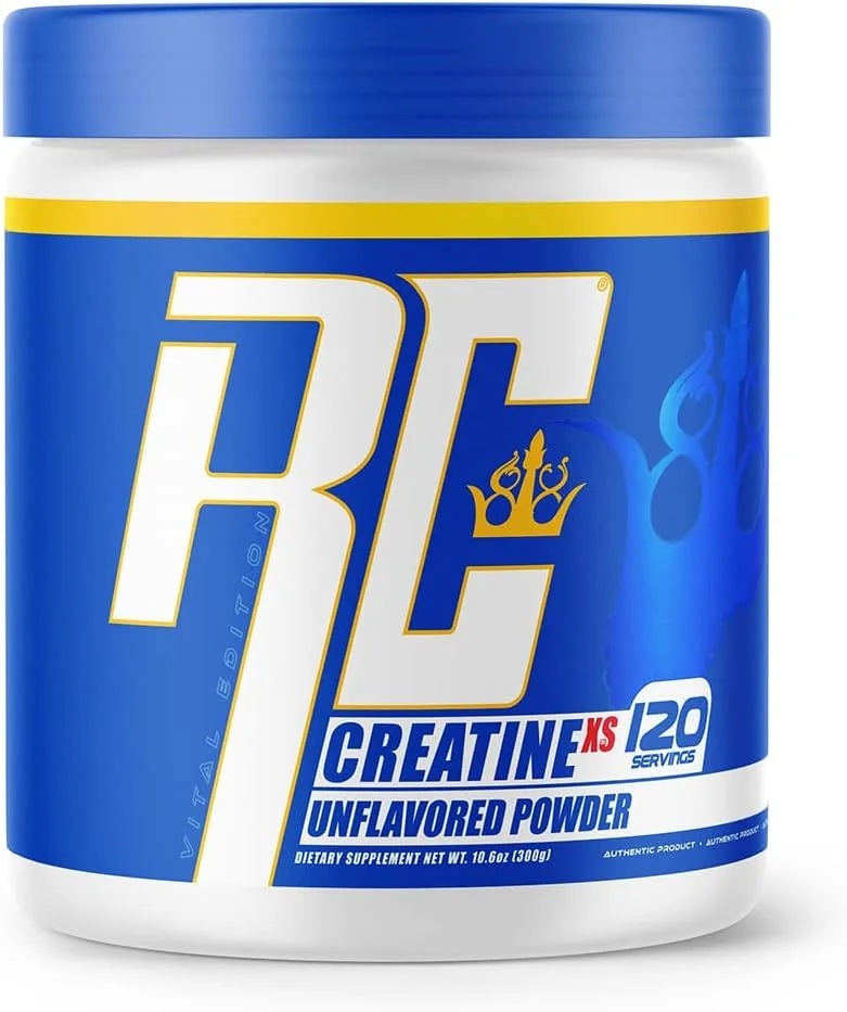 پودر کراتین مونوهیدرات Ronnie Coleman Signature Series Creatine-XS، ریکاوری بعد از تمرین برای عضله سازی و افزایش قدرت، پشتیبانی از انرژی، افزایش دهنده حجم، بدون طعم، 120 سروینگ پودر کراتین مونوهیدرات Ronnie Coleman Signature Series Creatine-XS، ریکاوری بعد از تمرین برای عضله سازی و افزایش قدرت، پشتیبانی از انرژی، افزایش دهنده حجم، بدون طعم، 120 سروینگ