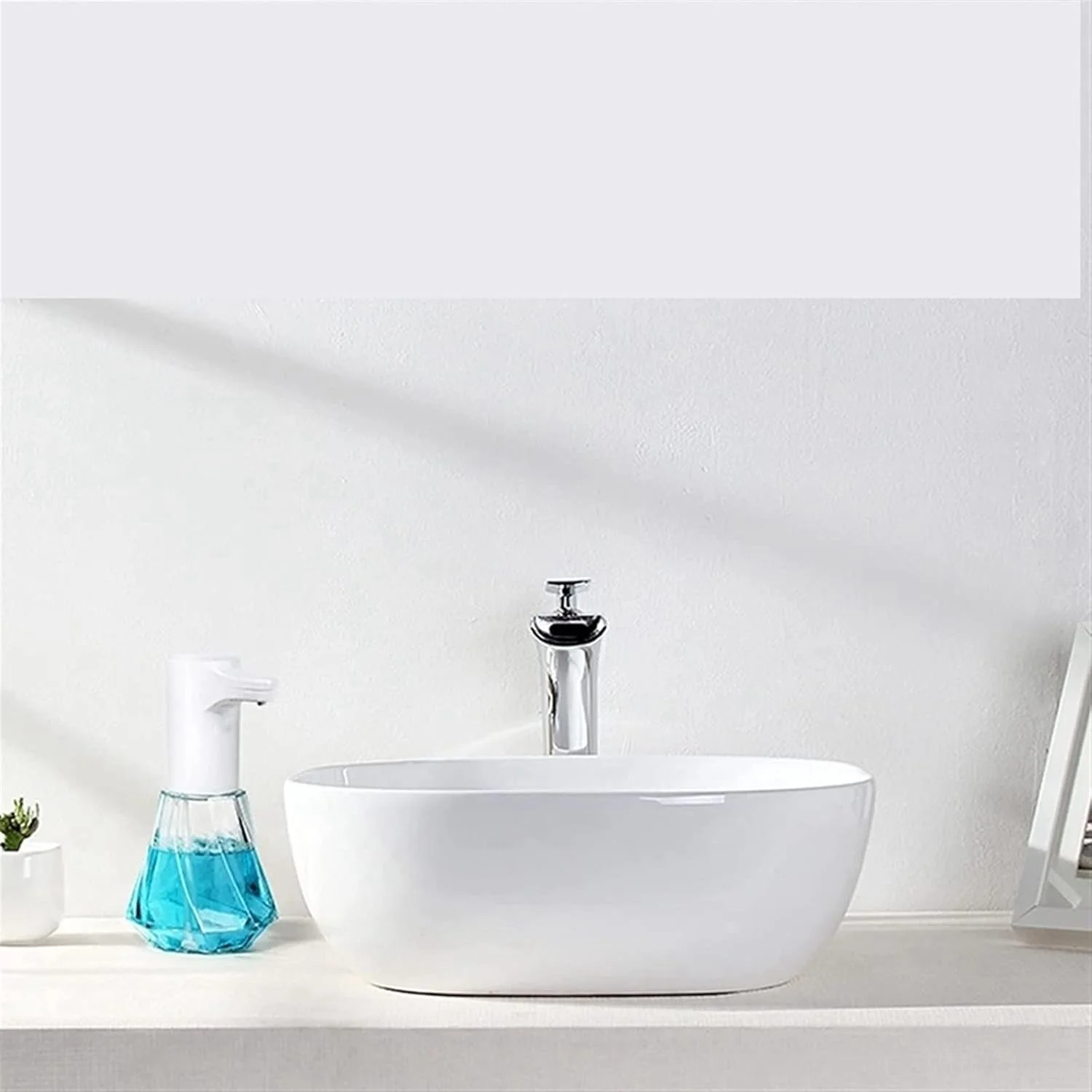 TEDNIDS دستگاه پخش صابون حمام اتوماتیک، دستگاه پخش صابون فوم ساز بدون لمس با پمپ قابل تنظیم TEDNIDS دستگاه پخش صابون حمام اتوماتیک، دستگاه پخش صابون فوم ساز بدون لمس با پمپ قابل تنظیم