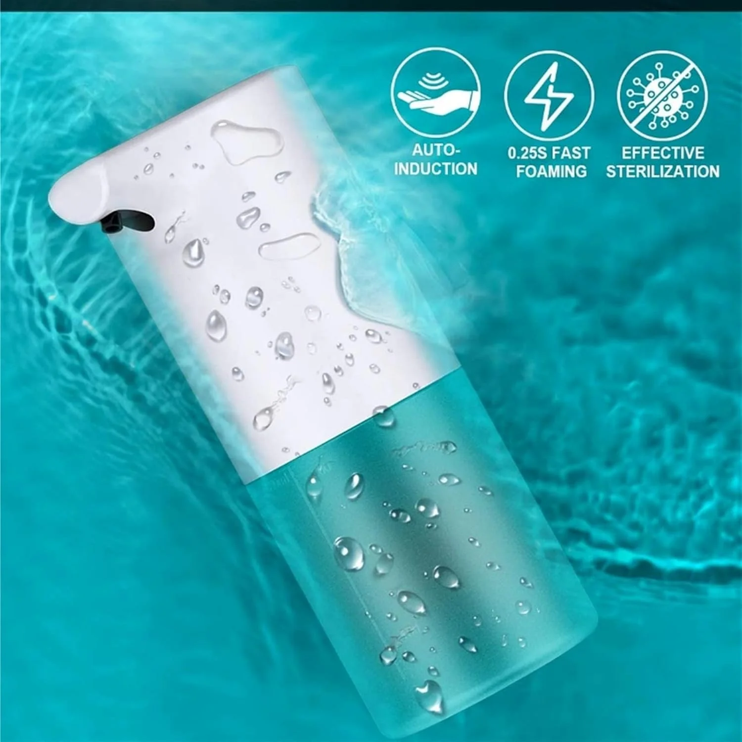 مایع ریز اتوماتیک صابون TEDNIDS، مناسب برای صابون، شامپو و مایع ظرفشویی، ضد آب، مناسب برای حمام، آشپزخانه و هتل