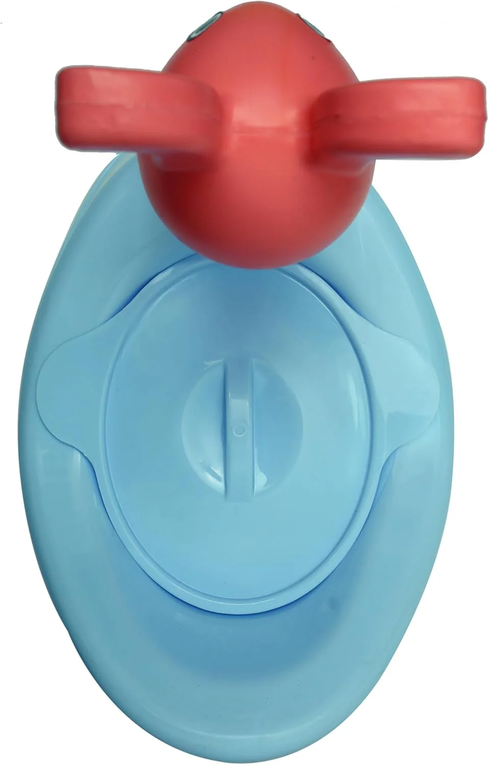 صندلی توالت فرنگی کودک Esqube با اسباب بازی خرگوش، آبی روشن