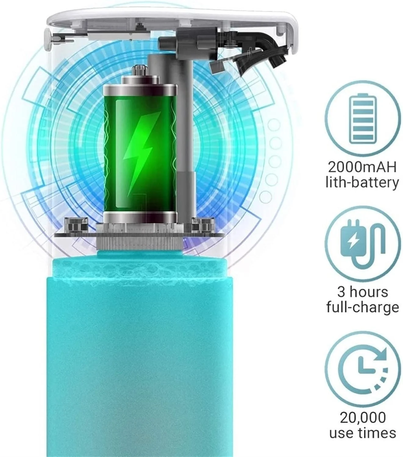 مایع ریز اتوماتیک صابون TEDNIDS، مناسب برای صابون، شامپو و مایع ظرفشویی، ضد آب، مناسب برای حمام، آشپزخانه و هتل مایع ریز اتوماتیک صابون TEDNIDS، مناسب برای صابون، شامپو و مایع ظرفشویی، ضد آب، مناسب برای حمام، آشپزخانه و هتل