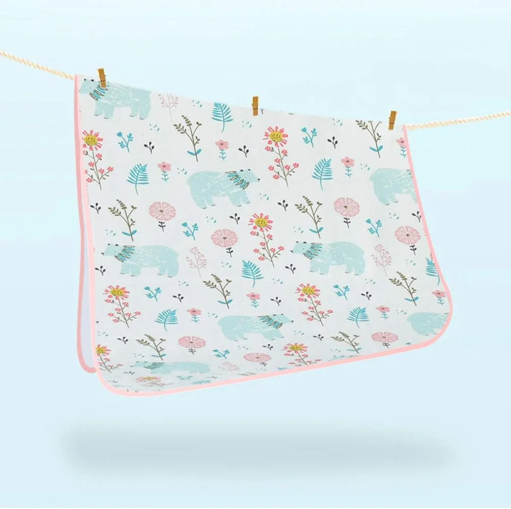 پد تخت ضد آب کودک COZUMO، پدهای شستشوی تخت خواب برای کودکان و نوپایان، پد آموزش توالت، تشک ضد آب کودک برای پارک بازی/تخت نوزاد/تخت کوچک، زیراندازهای بی اختیاری قابل استفاده مجدد برای کودکان/بزرگسالان/حیوانات خانگی