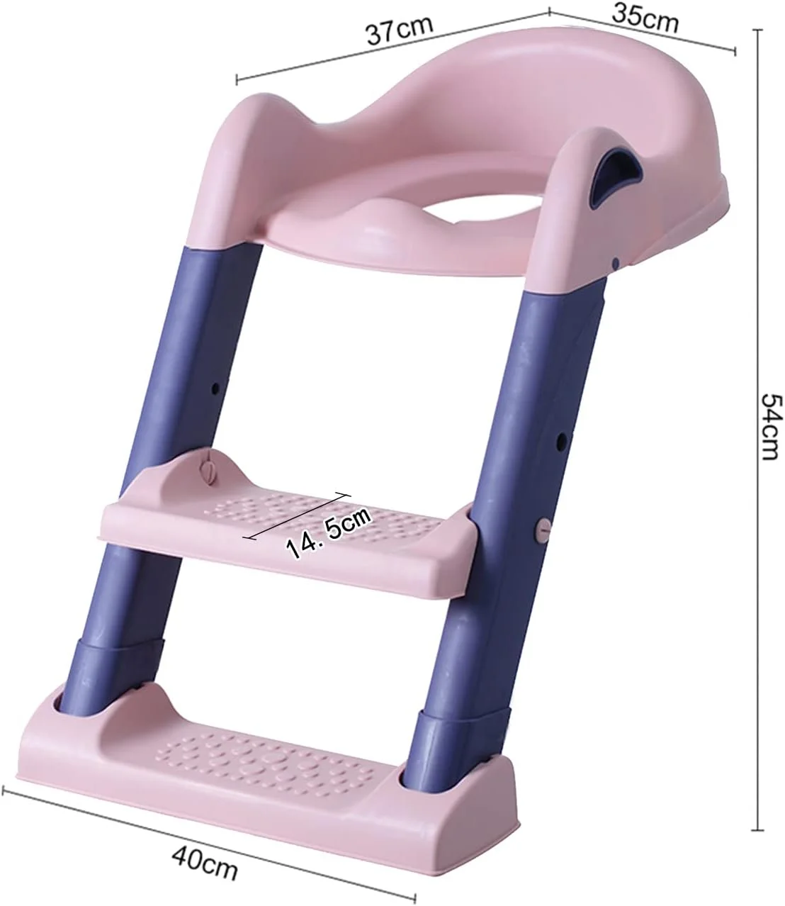 صندلی توالت آموزشی کودک ECVV، قابل تنظیم، ضد لغزش، تاشو با نردبان، قابل استفاده در اکثر توالت ها، تحمل وزن 75 کیلوگرم، مناسب برای کودکان در سنین مختلف صندلی توالت آموزشی کودک ECVV، قابل تنظیم، ضد لغزش، تاشو با نردبان، قابل استفاده در اکثر توالت ها، تحمل وزن 75 کیلوگرم، مناسب برای کودکان در سنین مختلف
