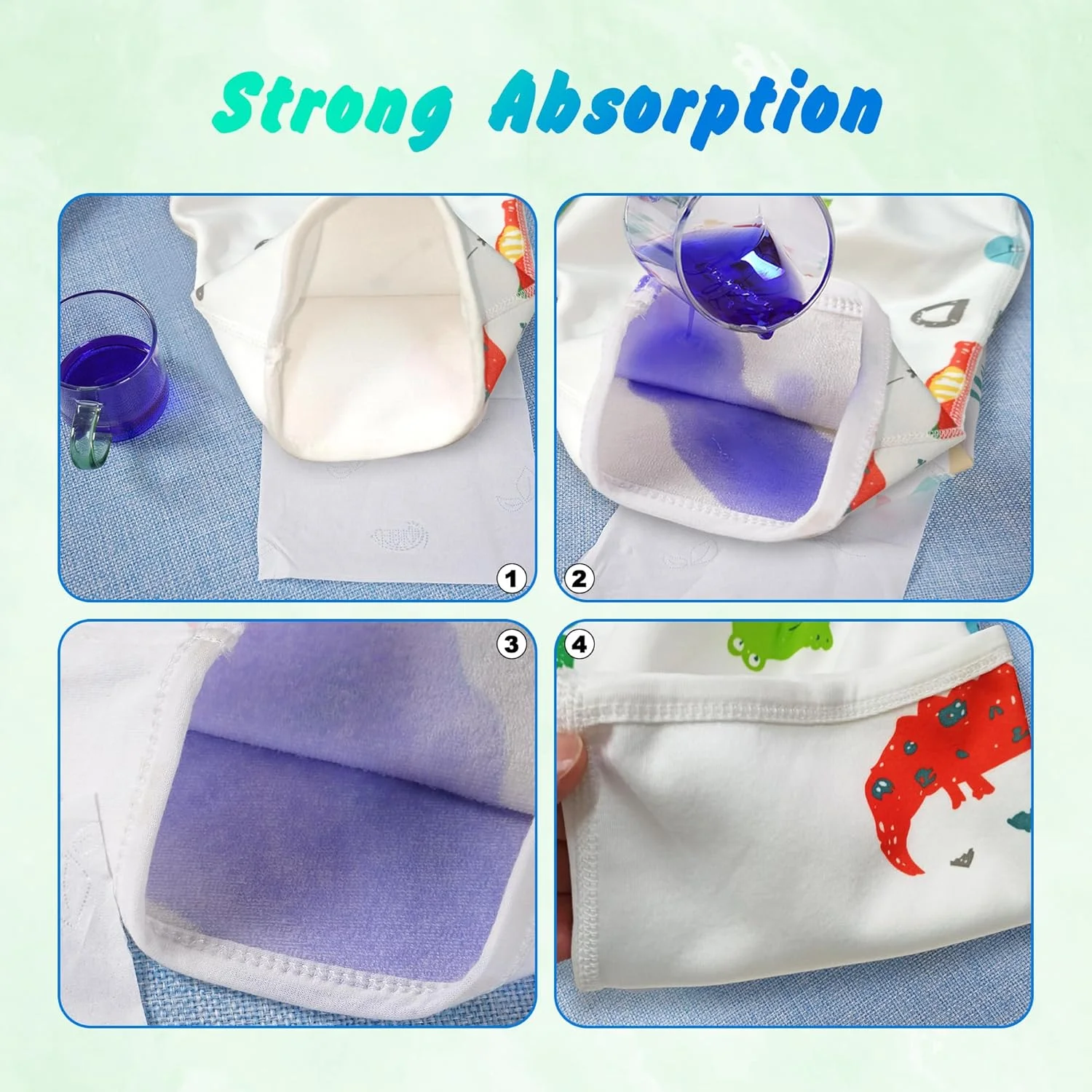 شلوار آموزشی توالت کودک Dioshark، 2 عددی، شلوار تمرینی پنبه ای جاذب برای کودکان نوپا، شلوار تمرینی قابل شستشو و استفاده مجدد برای پسران و دختران، شلوار پوشکی ضد نم با طرح حیوانات برای کودکان 0-8 سال شلوار آموزشی توالت کودک Dioshark، 2 عددی، شلوار تمرینی پنبه ای جاذب برای کودکان نوپا، شلوار تمرینی قابل شستشو و استفاده مجدد برای پسران و دختران، شلوار پوشکی ضد نم با طرح حیوانات برای کودکان 0-8 سال