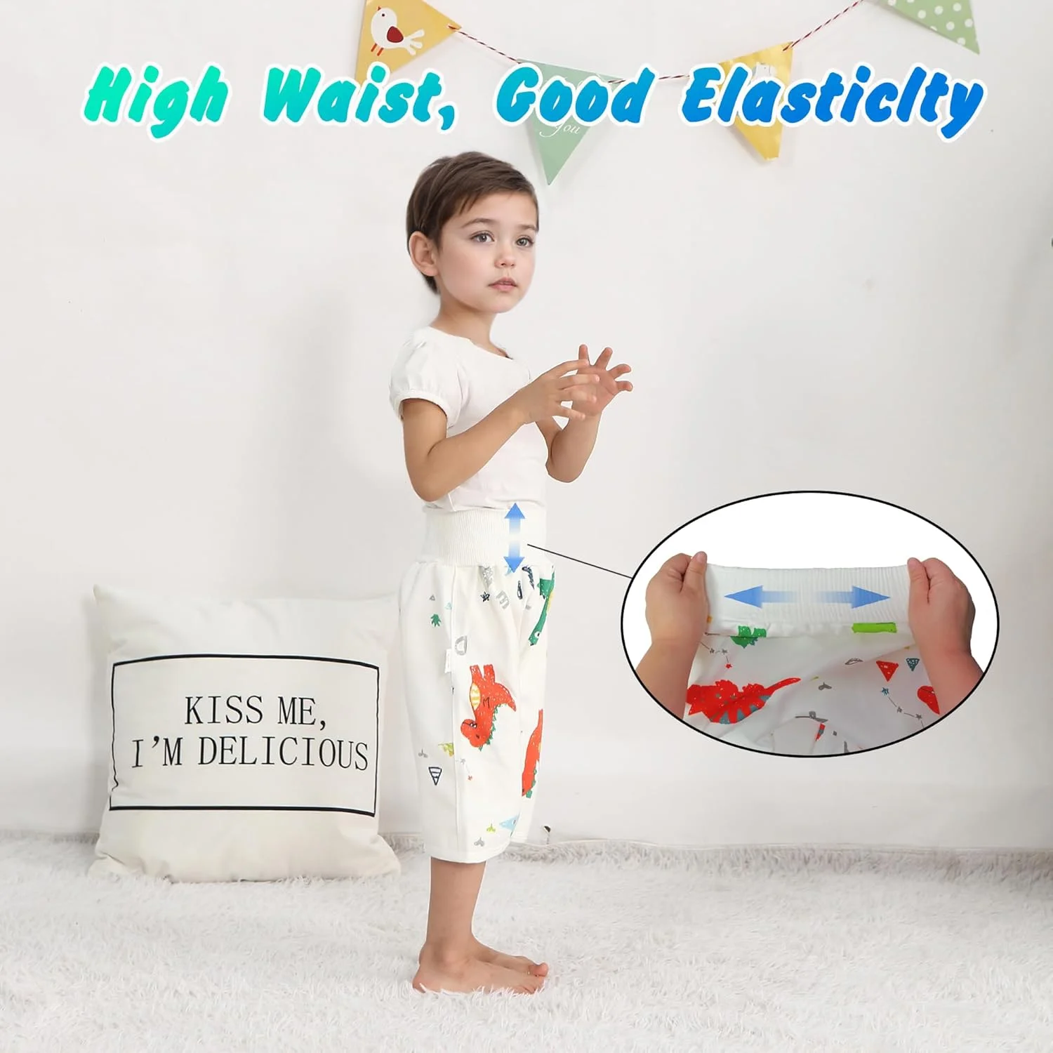 شلوار آموزشی توالت کودک Dioshark، 2 عددی، شلوار تمرینی پنبه ای جاذب برای کودکان نوپا، شلوار تمرینی قابل شستشو و استفاده مجدد برای پسران و دختران، شلوار پوشکی ضد نم با طرح حیوانات برای کودکان 0-8 سال شلوار آموزشی توالت کودک Dioshark، 2 عددی، شلوار تمرینی پنبه ای جاذب برای کودکان نوپا، شلوار تمرینی قابل شستشو و استفاده مجدد برای پسران و دختران، شلوار پوشکی ضد نم با طرح حیوانات برای کودکان 0-8 سال