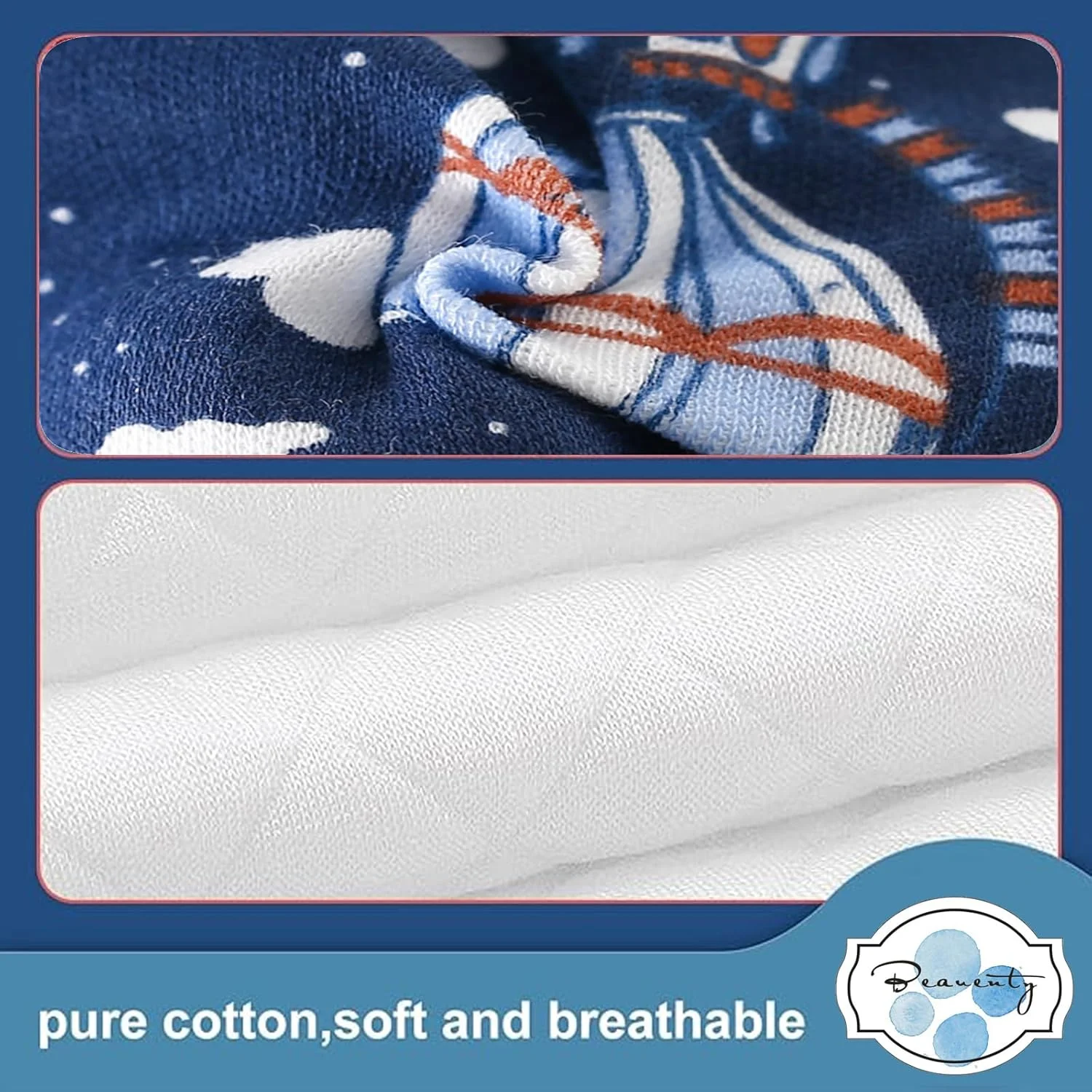 لباس زیر آموزشی توالت کودک Beauenty، 5 عددی، شلوار آموزشی تنفسی، لباس زیر آموزشی کودک نوپا برای کودکان 0-3 ساله، شلوار آموزشی پنبه ای جاذب قوی (پسرانه، S)