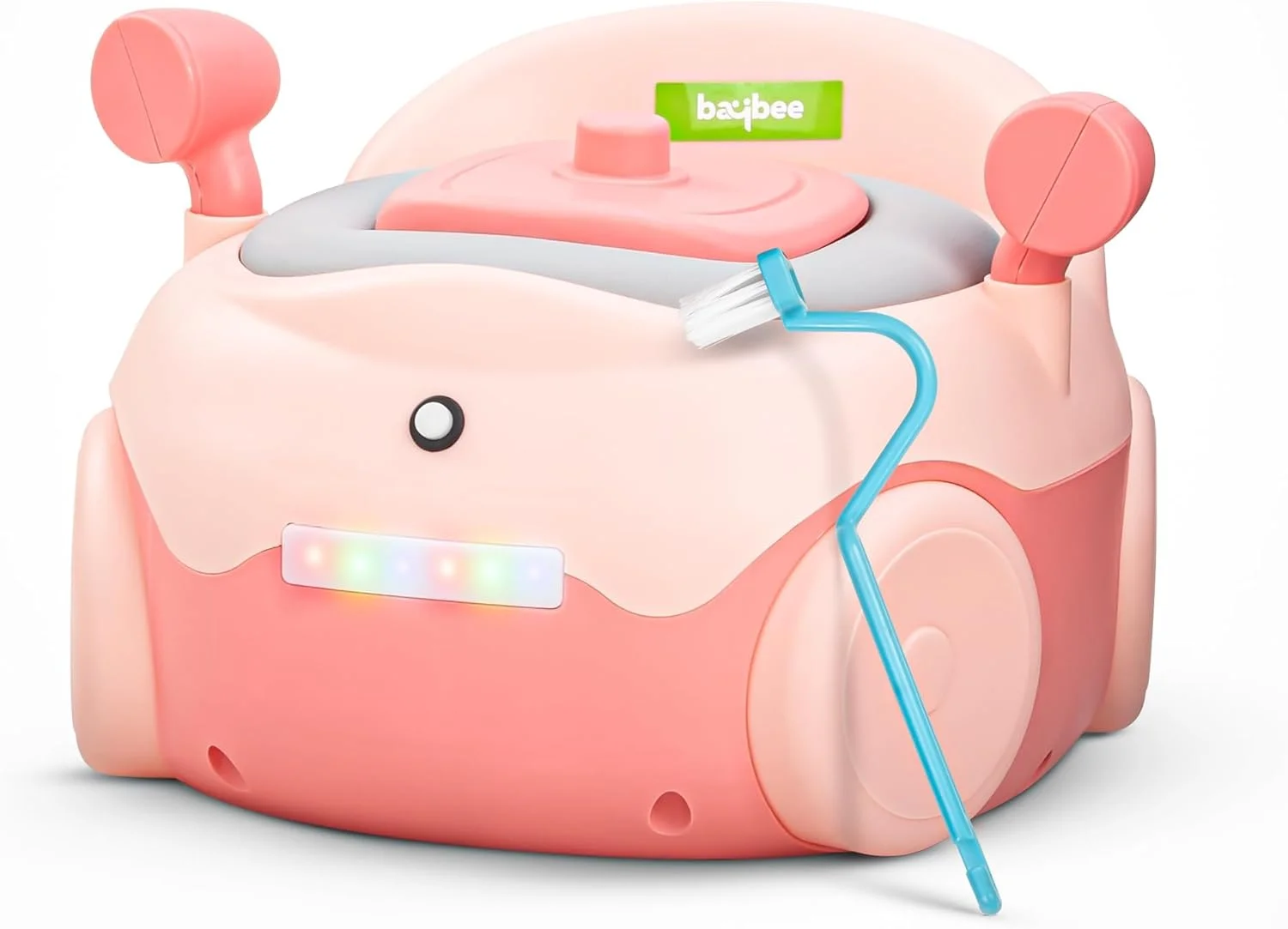 Baybee Western Baby Potty Training Seat for Kids- Potty Toilet Seat for kids | Non-Slip with Splash Guard, RGB Light & Music | Baby Potty Seat for Toddlers Kids 1-5 Years (Pink) Baybee Western Baby Potty Training Seat for Kids- Potty Toilet Seat for kids | Non-Slip with Splash Guard, RGB Light & Music | Baby Potty Seat for Toddlers Kids 1-5 Years (Pink)