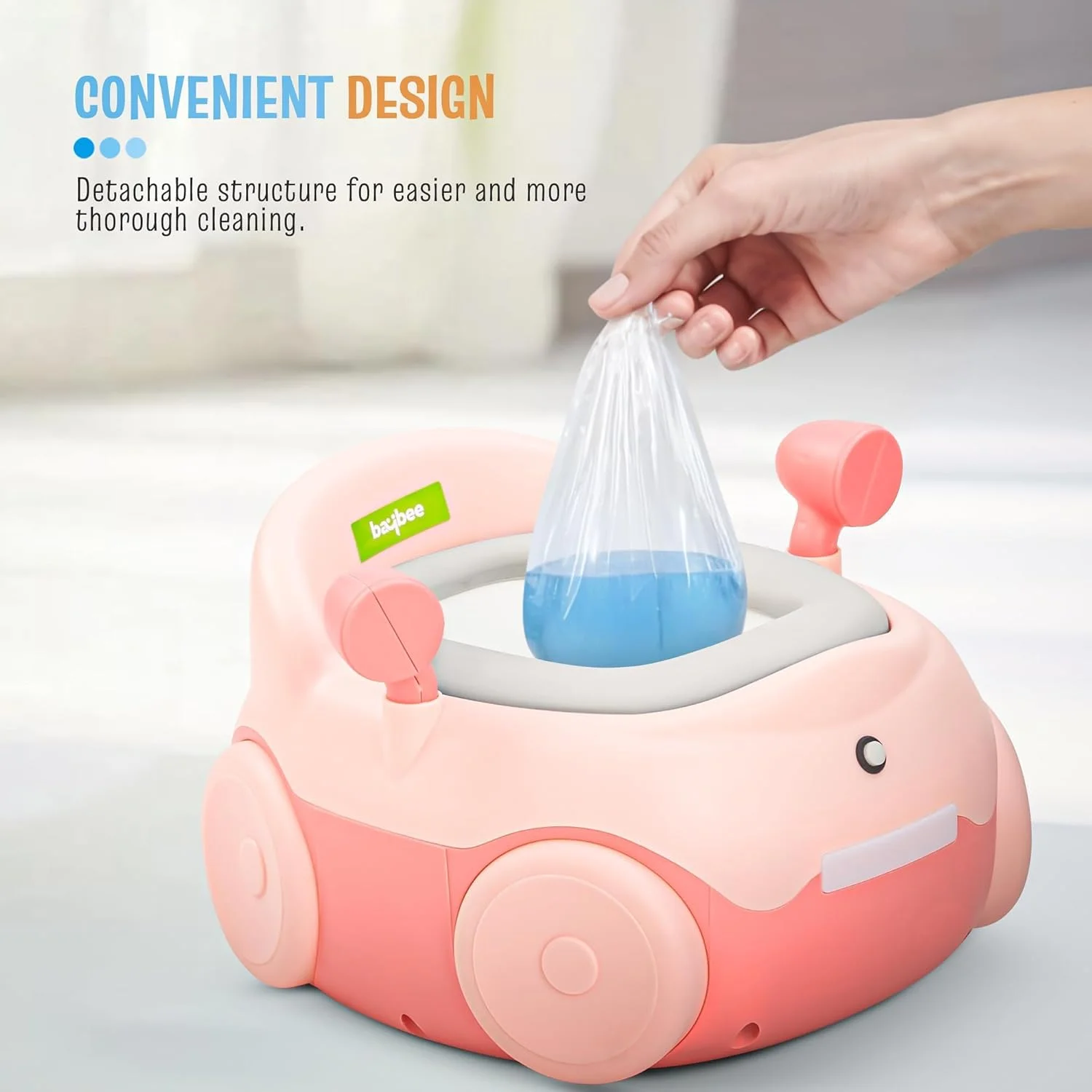 Baybee Western Baby Potty Training Seat for Kids- Potty Toilet Seat for kids | Non-Slip with Splash Guard, RGB Light & Music | Baby Potty Seat for Toddlers Kids 1-5 Years (Pink) Baybee Western Baby Potty Training Seat for Kids- Potty Toilet Seat for kids | Non-Slip with Splash Guard, RGB Light & Music | Baby Potty Seat for Toddlers Kids 1-5 Years (Pink)