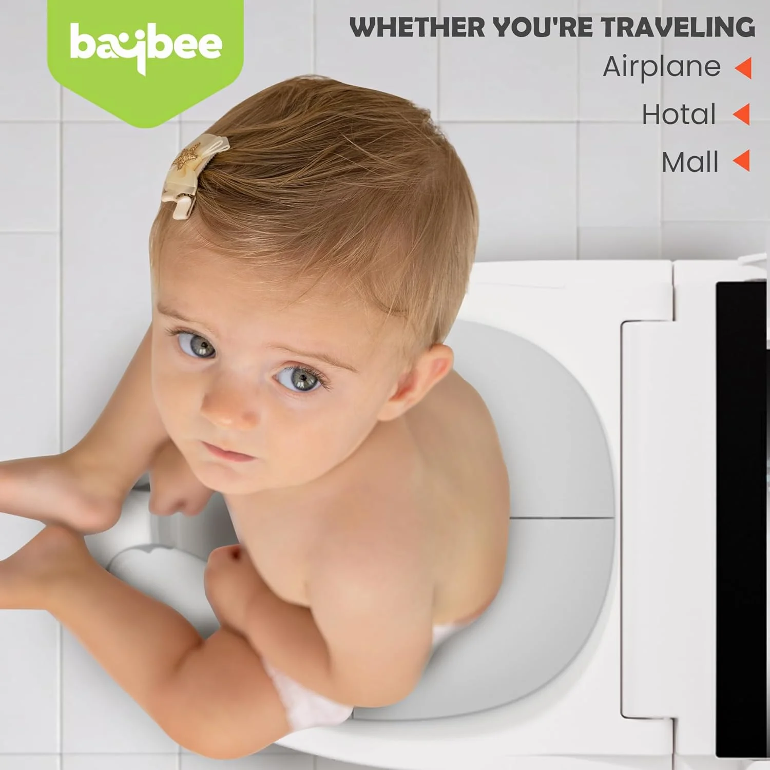 صندلی آموزشی توالت فرنگی کودک Baybee، صندلی توالت فرنگی قابل حمل کودک با نوار ضد لغزش، صندلی توالت فرنگی کودک برای نوزادان 1 تا 5 ساله پسران دختران (خاکستری) صندلی آموزشی توالت فرنگی کودک Baybee، صندلی توالت فرنگی قابل حمل کودک با نوار ضد لغزش، صندلی توالت فرنگی کودک برای نوزادان 1 تا 5 ساله پسران دختران (خاکستری)