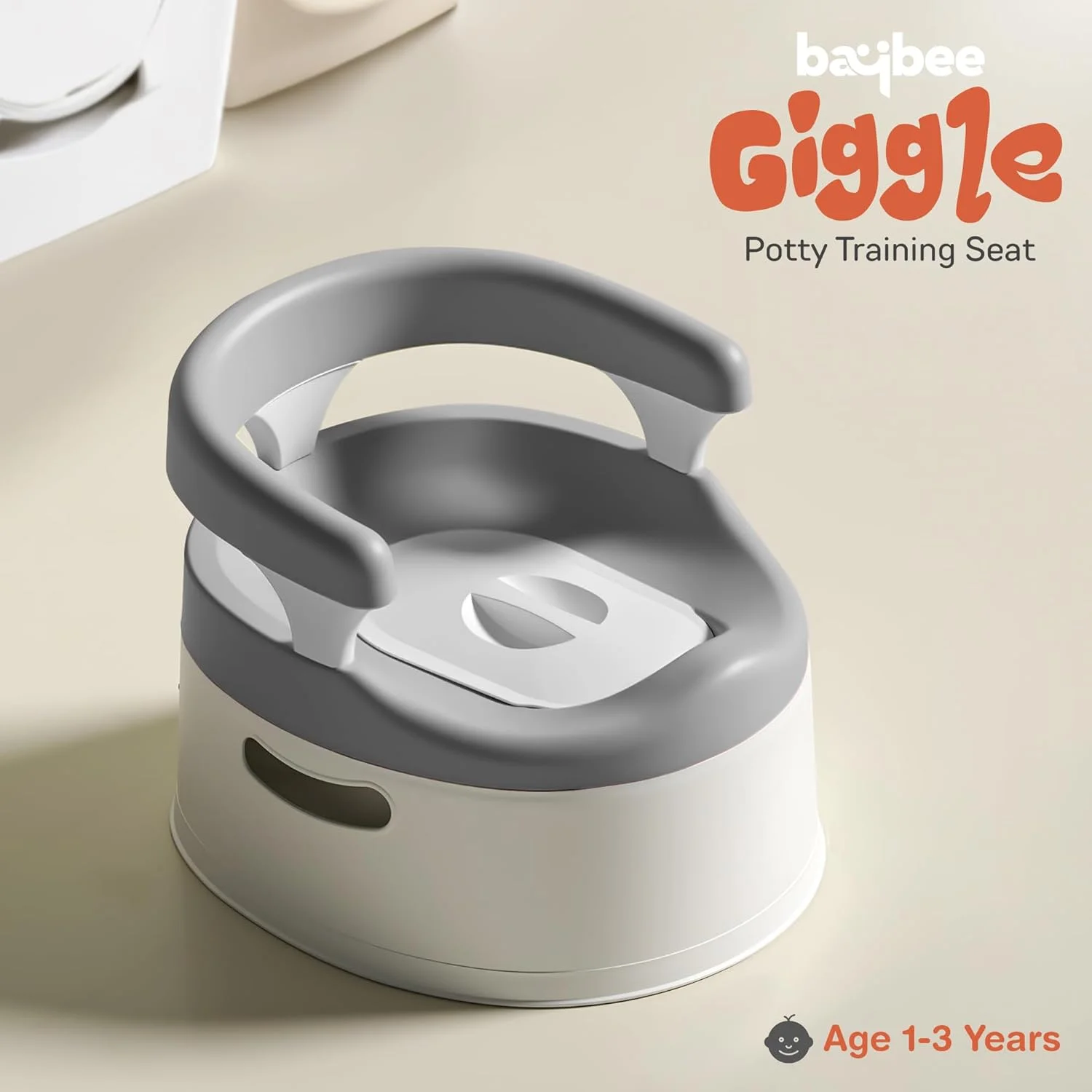 صندلی آموزشی توالت کودک Baybee Giggle | صندلی توالت فرنگی برای کودکان - صندلی توالت با سینی جداشدنی بدون BPA | صندلی توالت کودک 1-3 سال پسران و دختران (خاکستری) صندلی آموزشی توالت کودک Baybee Giggle | صندلی توالت فرنگی برای کودکان - صندلی توالت با سینی جداشدنی بدون BPA | صندلی توالت کودک 1-3 سال پسران و دختران (خاکستری)