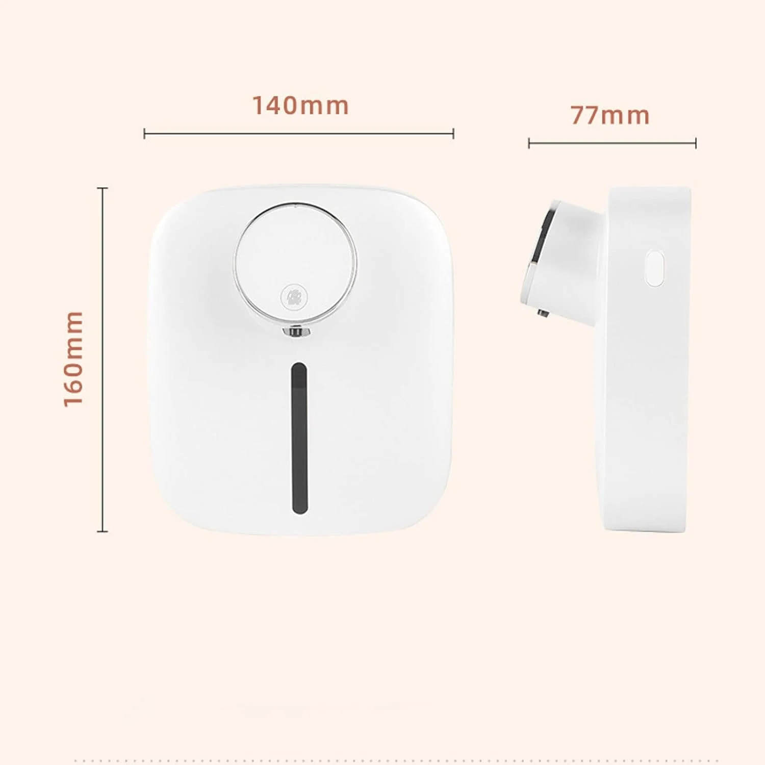 TEDNIDS جا مایع دستشویی حمام 320 میلی لیتر دیواری اتوماتیک، دستگاه مایع صابون، دستگاه فوم ساز، سنسور بدون لمس، لوازم جانبی حمام