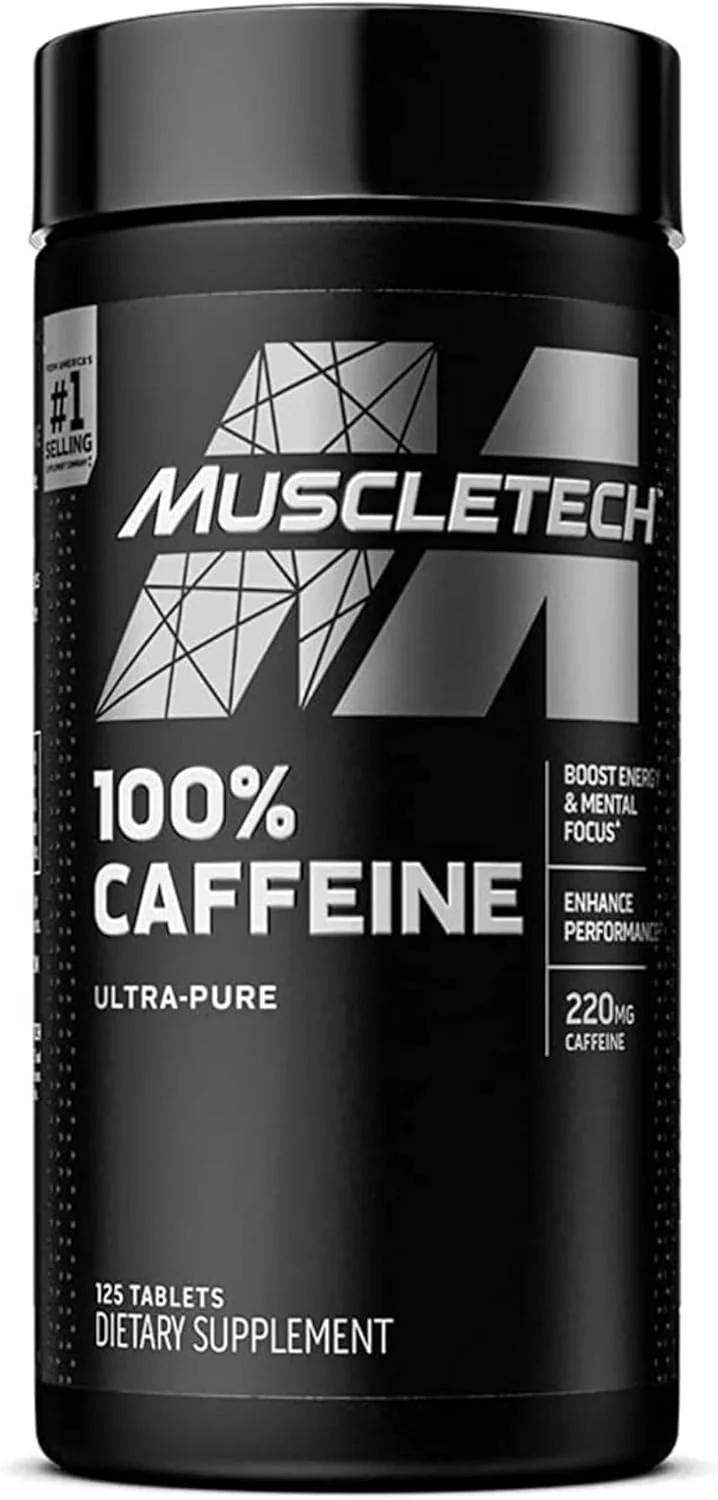 MuscleTech 100% Caffeine Boost: قرص های انرژی فوق العاده خالص برای حداکثر شادابی - 125 عدد MuscleTech 100% Caffeine Boost: قرص های انرژی فوق العاده خالص برای حداکثر شادابی - 125 عدد