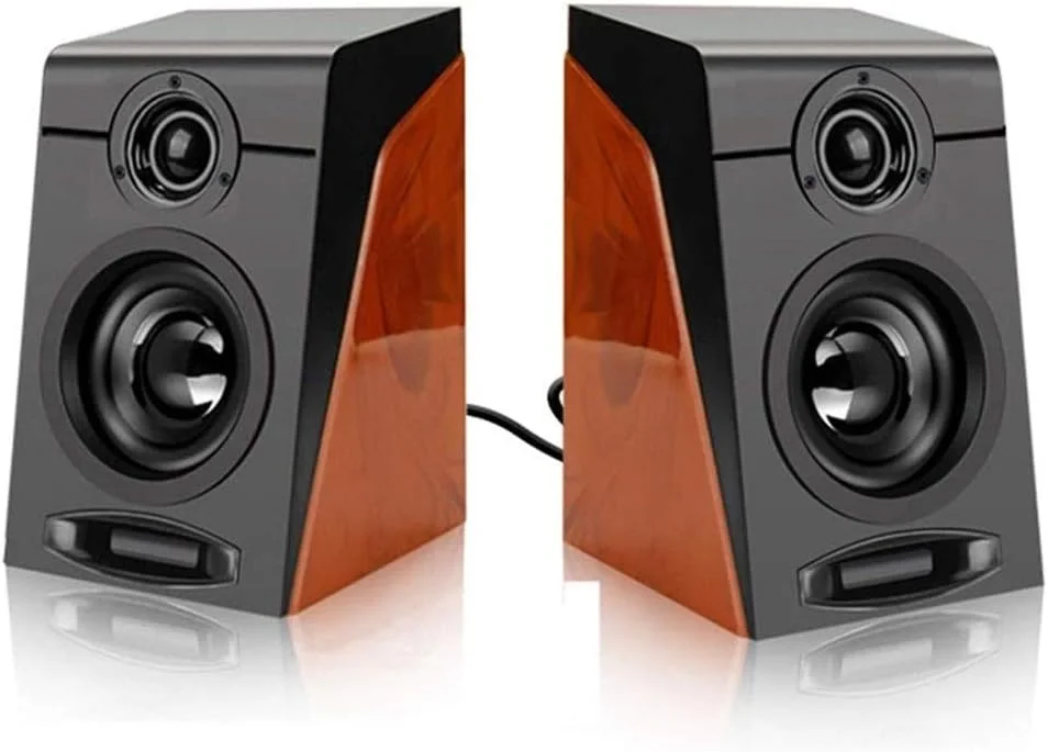 اسپیکر کامپیوتر HANZALA با صدای استریو فراگیر، اتصال USB، سیم دار، منبع تغذیه دار، اسپیکر چند رسانه ای برای کامپیوتر/لپ تاپ/تلفن هوشمند اسپیکر کامپیوتر HANZALA با صدای استریو فراگیر، اتصال USB، سیم دار، منبع تغذیه دار، اسپیکر چند رسانه ای برای کامپیوتر/لپ تاپ/تلفن هوشمند