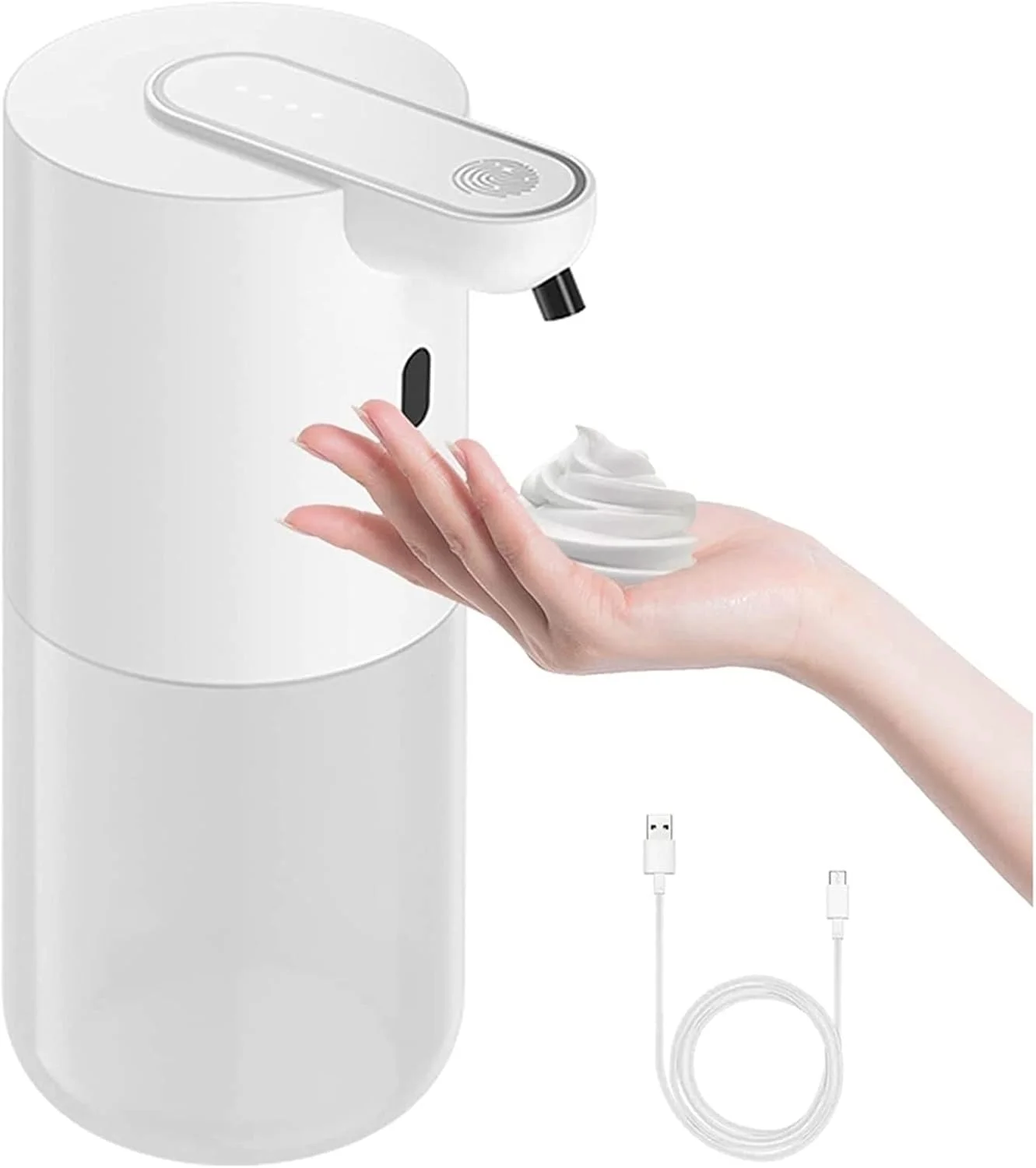 جامایع صابون TEDNIDS، جامایع دستشویی اتوماتیک دیواری بدون لمس، دارای چهار حالت قابل تنظیم و سنسور مادون قرمز