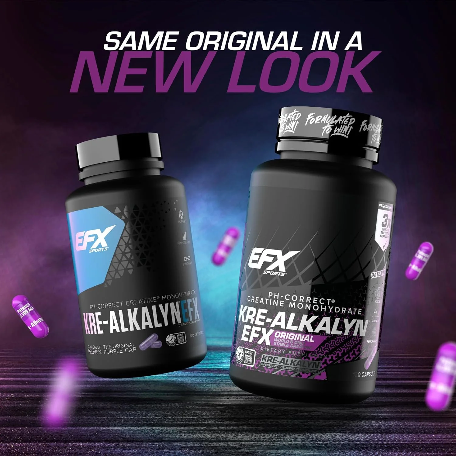 ای اف ایکس اسپورتس، Kre-Alkalyn EFX، 120 کپسول