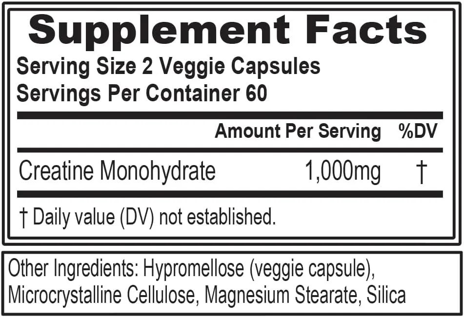 Evlution Pure Creatine Monohydrate Capsules 1000mg Nutrition Pre and Post Workout Recovery Vegan Creatine Pills for Muscle Gains and Muscle Recovery Supplement - Creatine Muscle Builder for Men Evlution Pure Creatine Monohydrate Capsules 1000mg Nutrition Pre and Post Workout Recovery Vegan Creatine Pills for Muscle Gains and Muscle Recovery Supplement - Creatine Muscle Builder for Men