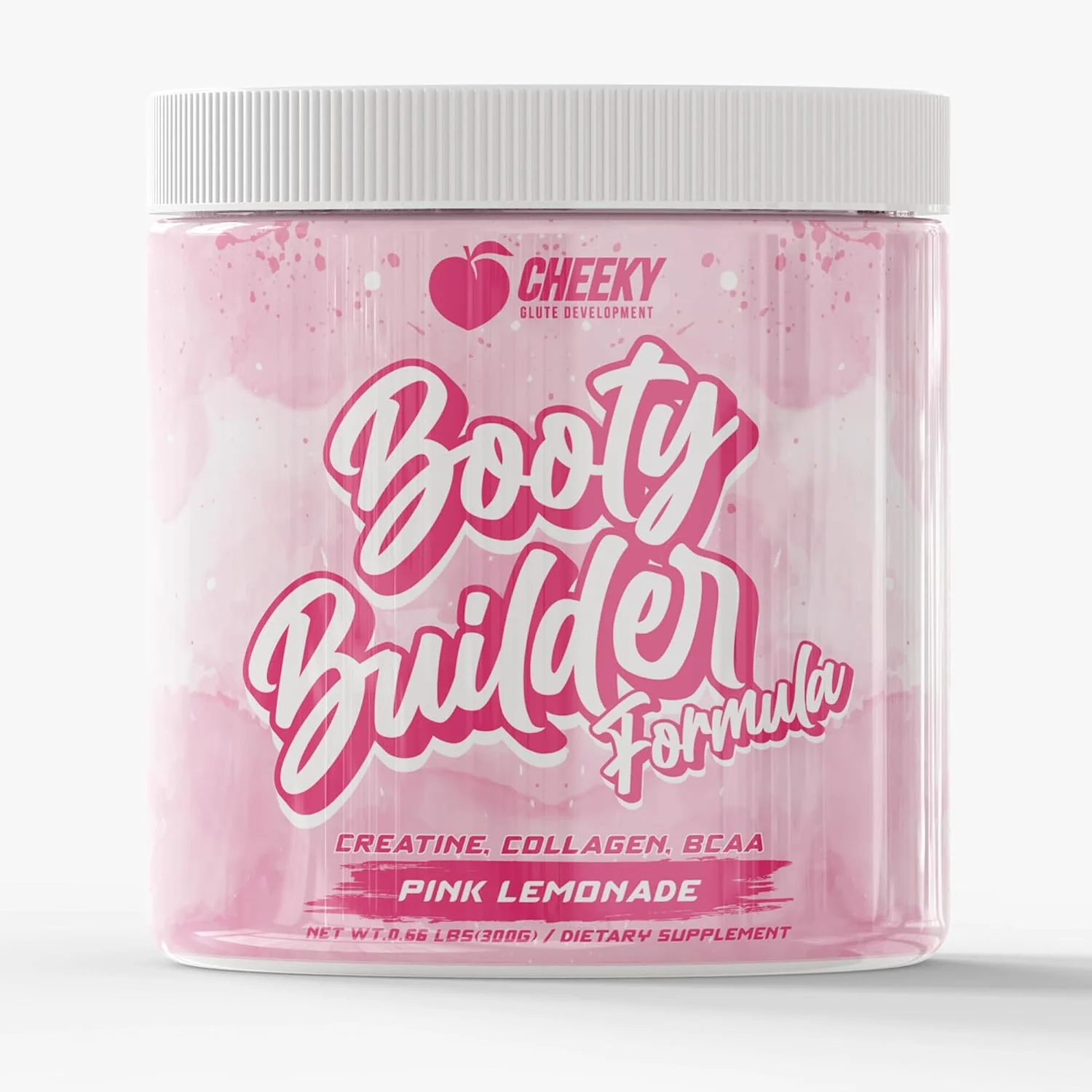 CHEEKY GLUTE DEVELOPMENT Booty Plump- Creatine for Women (Pink Lemonade)